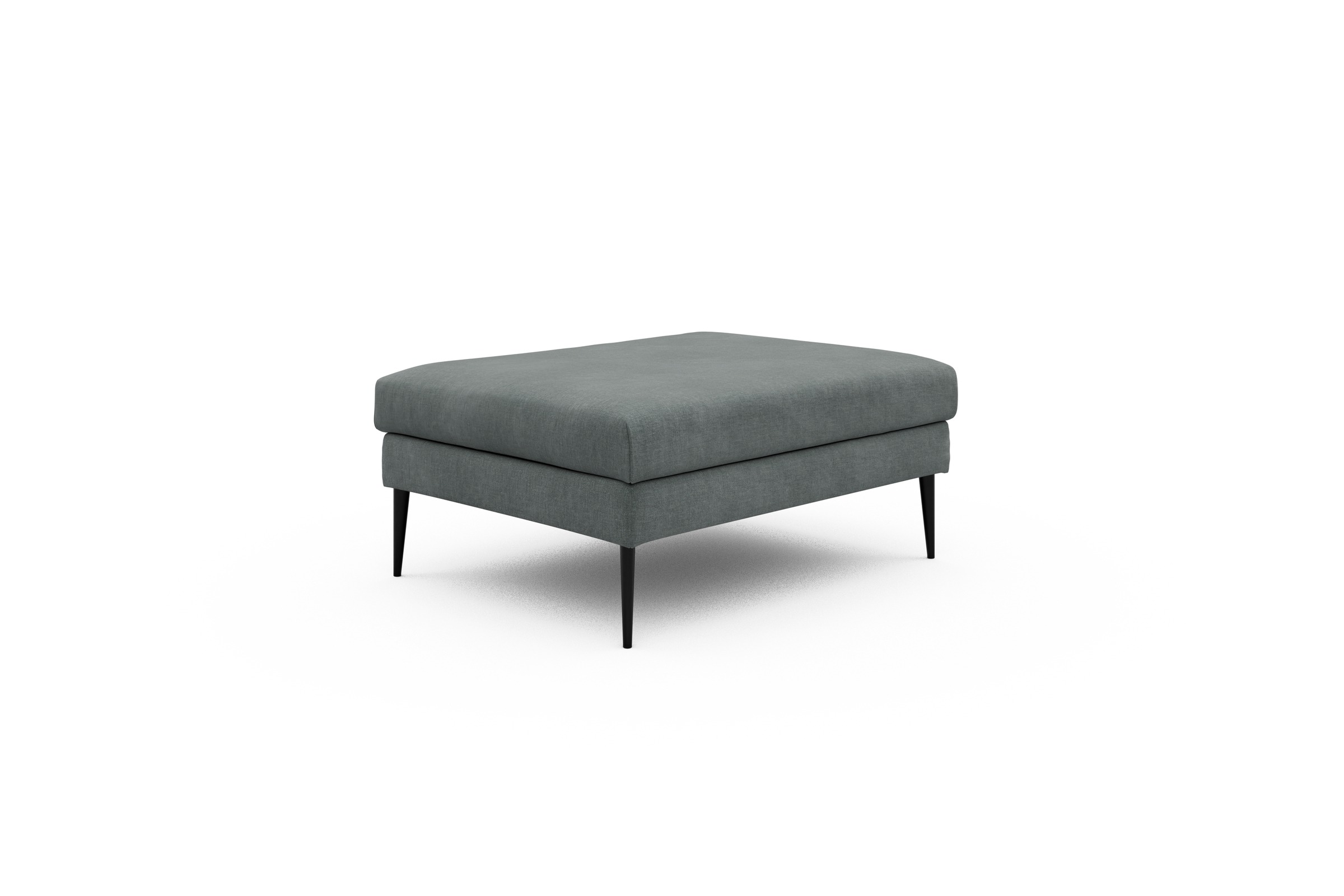 Sitzhocker Paul Smooth-Silver-Grey