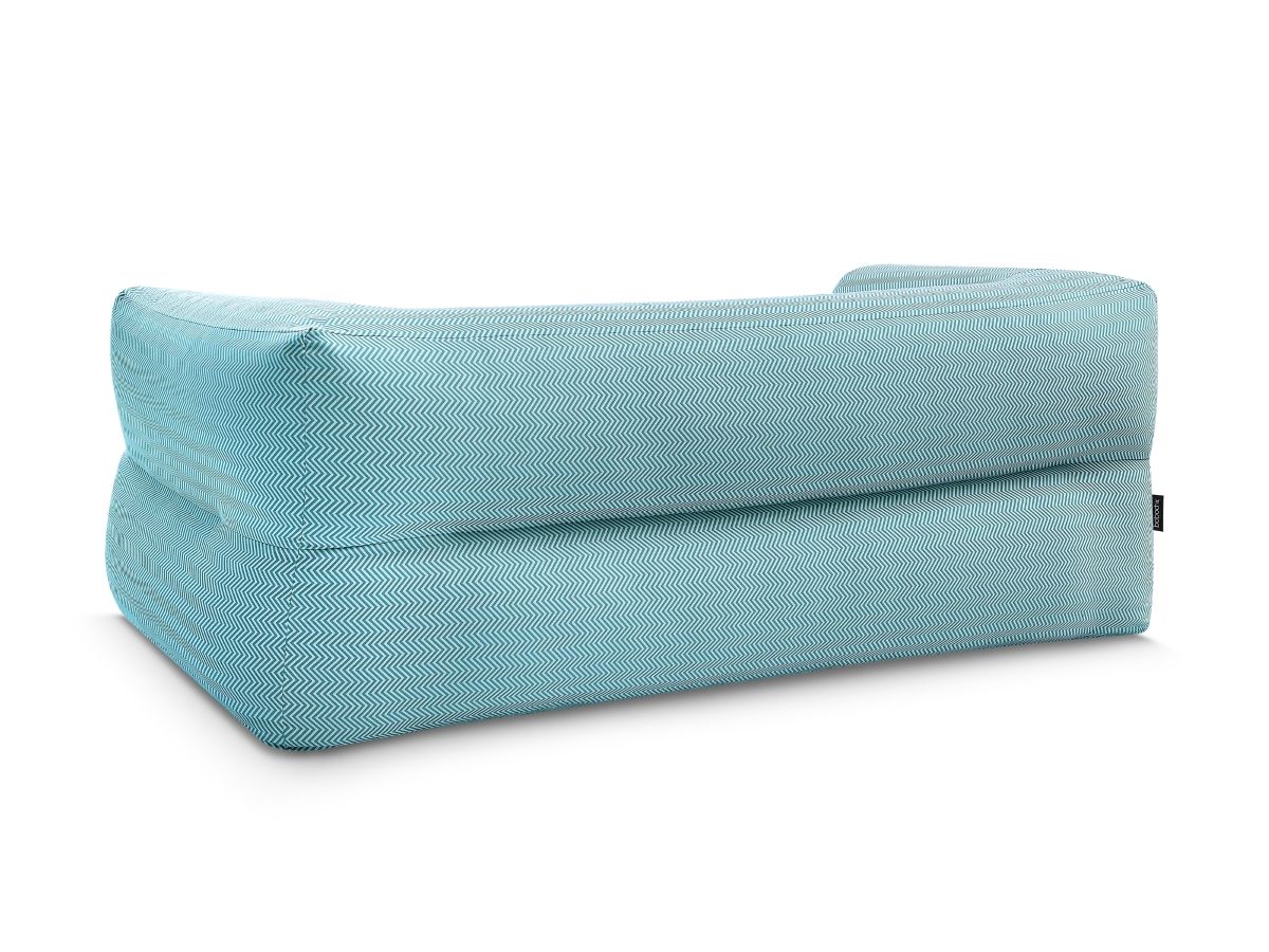 Bobochic Nour Gartensofa 3-Sitzer Stoff Dunkelblau