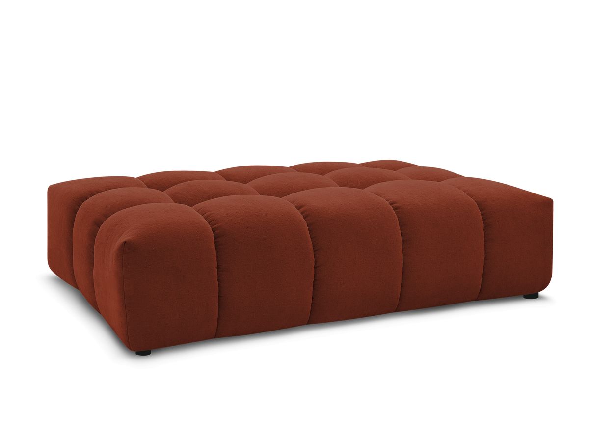 Bobochic Everest Pouf 166 × 100 cm Strukturstoff Orange
