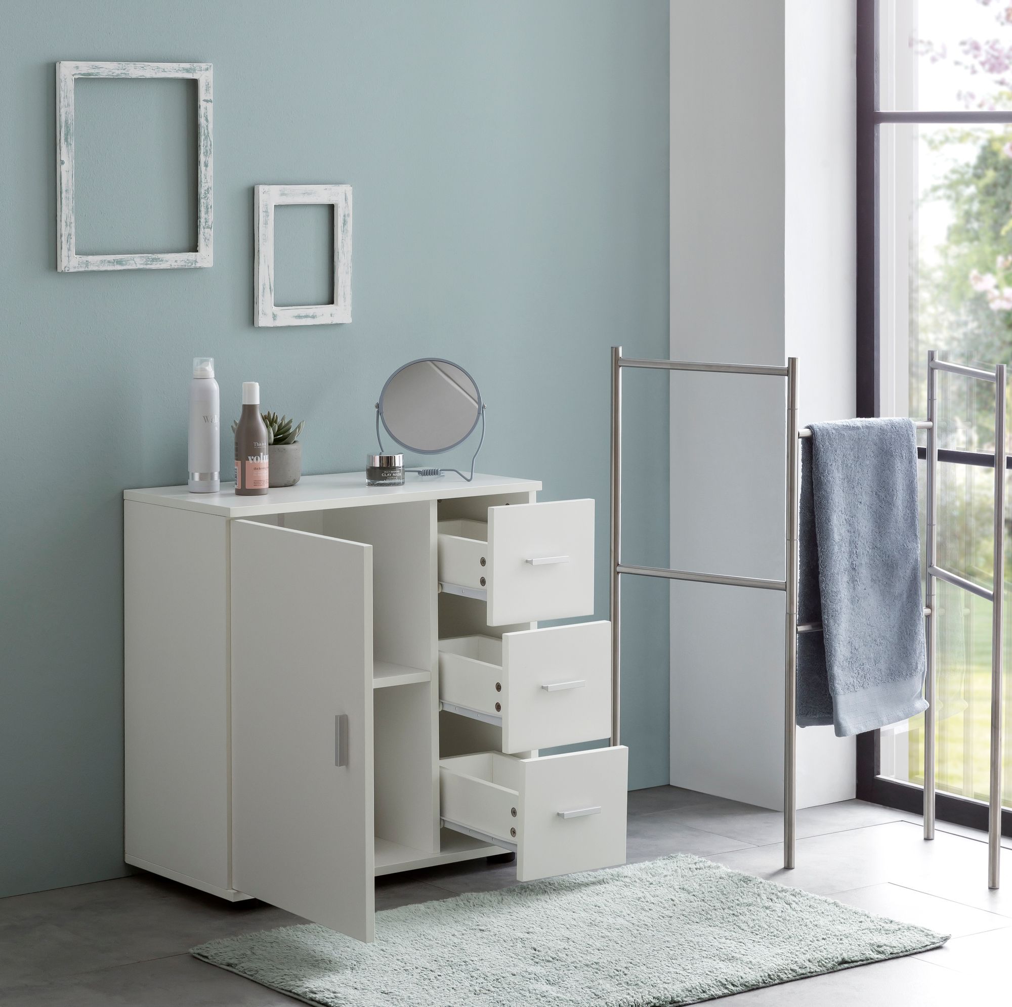Unterschrank Korsor Weiß 60 × 33 × 65,5 cm