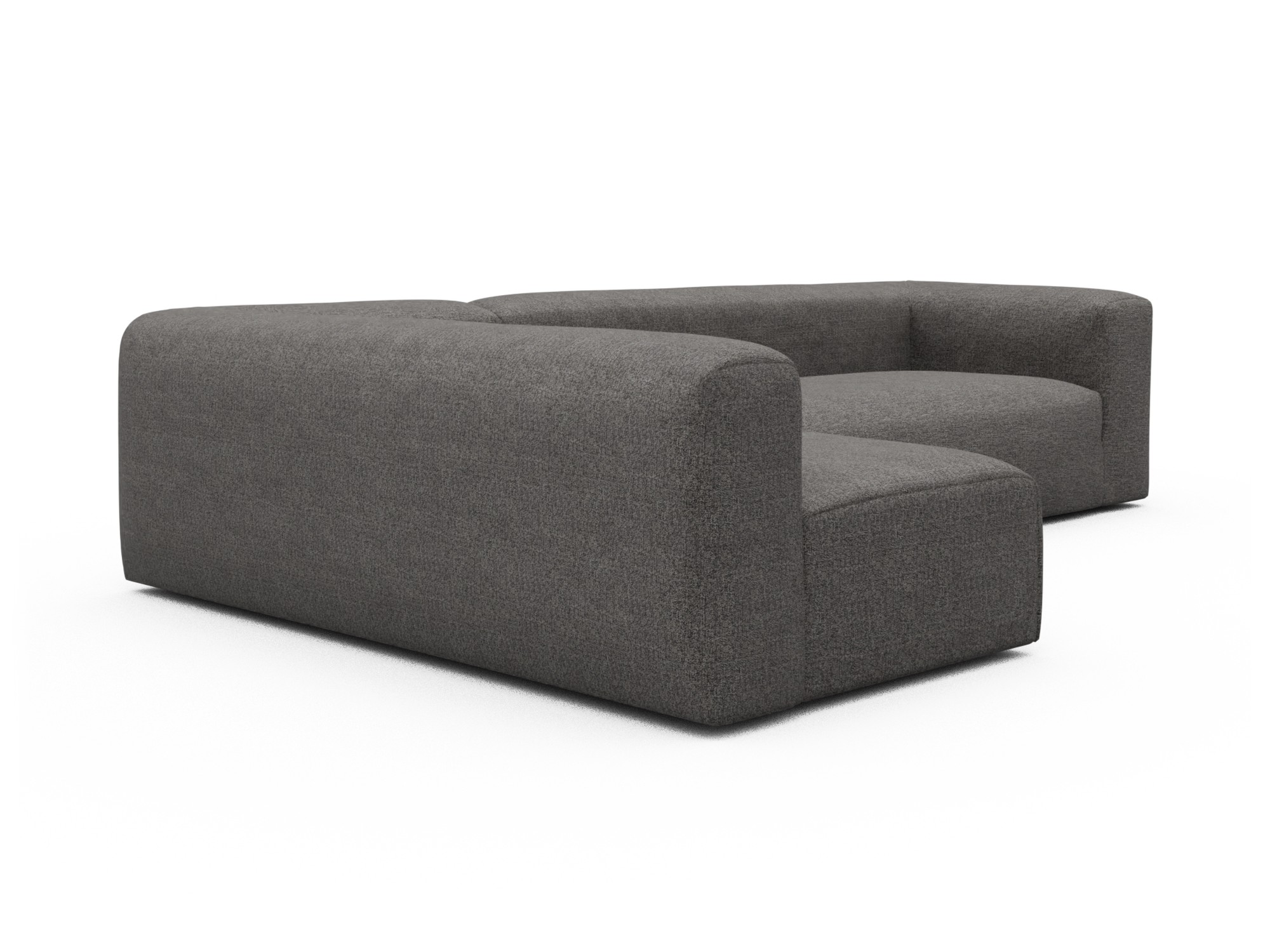 Skandi Home Ecksofa Fred 2x 2,5-Sitzer links offen Carreno-Salt-and-Pepper moebelfaktor