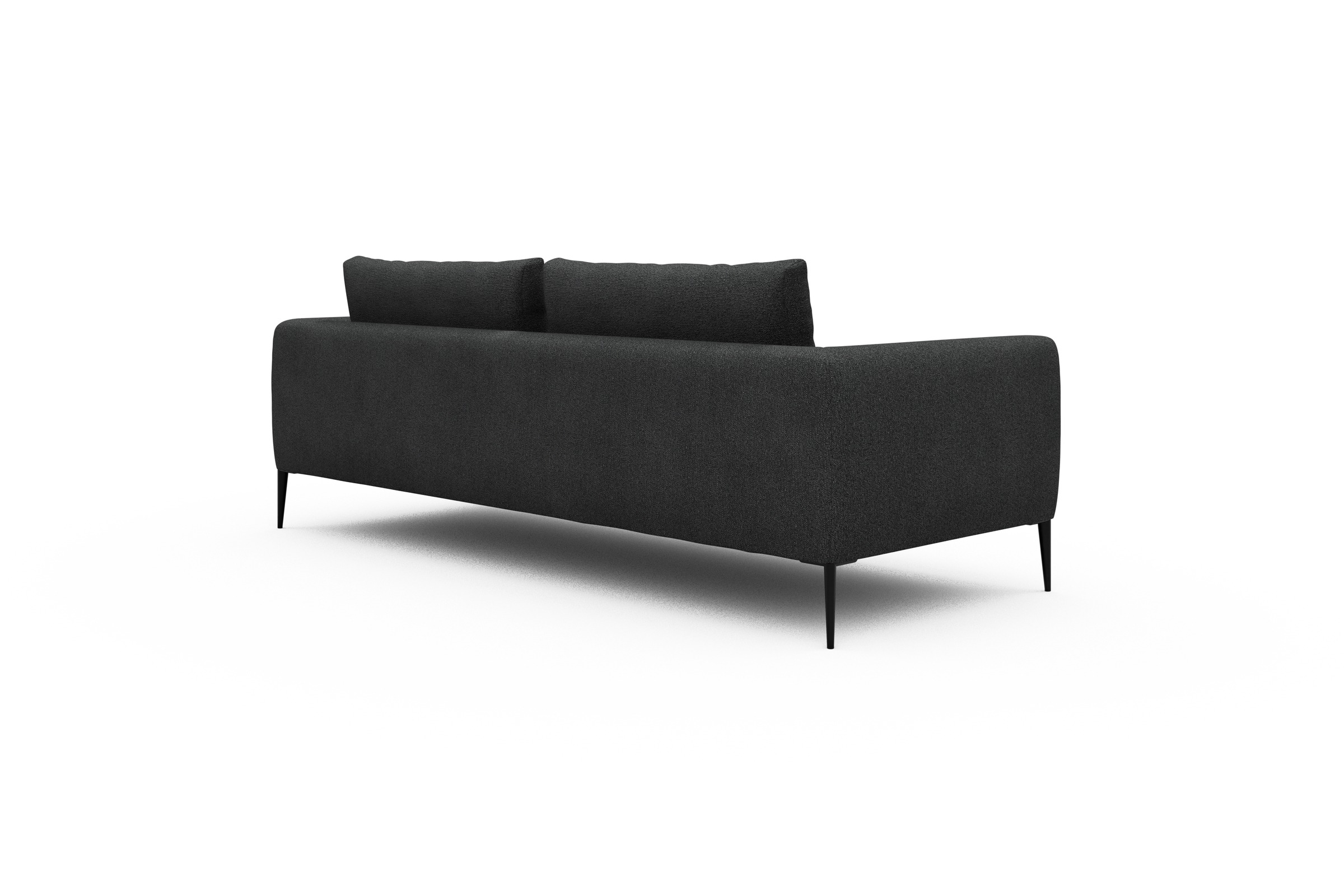 Sofa Paul 3-Sitzer Boucle-Charcoal