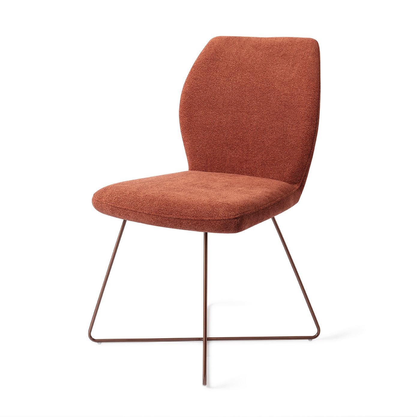 Jesper Home Esszimmerstuhl Ikata Cosy-Copper Cross Rosa