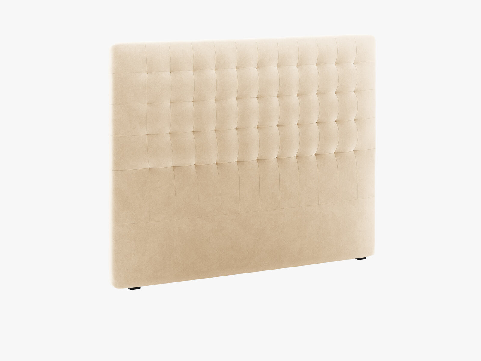Micadoni Nova Samtiger Kopfteil 120 cm (H 120 cm) Samt Paris Nude 160x120