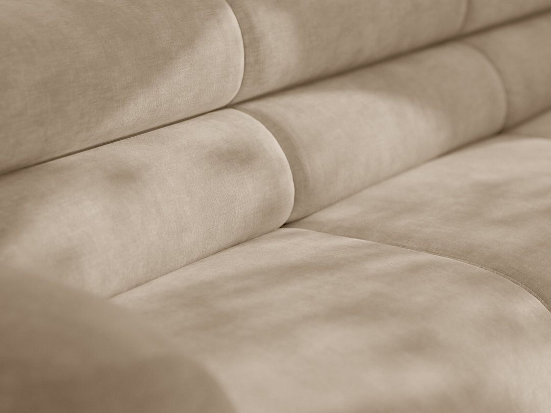 Micadoni Neo Sofamodul Rechts Chenille Golden Dunkelbeige