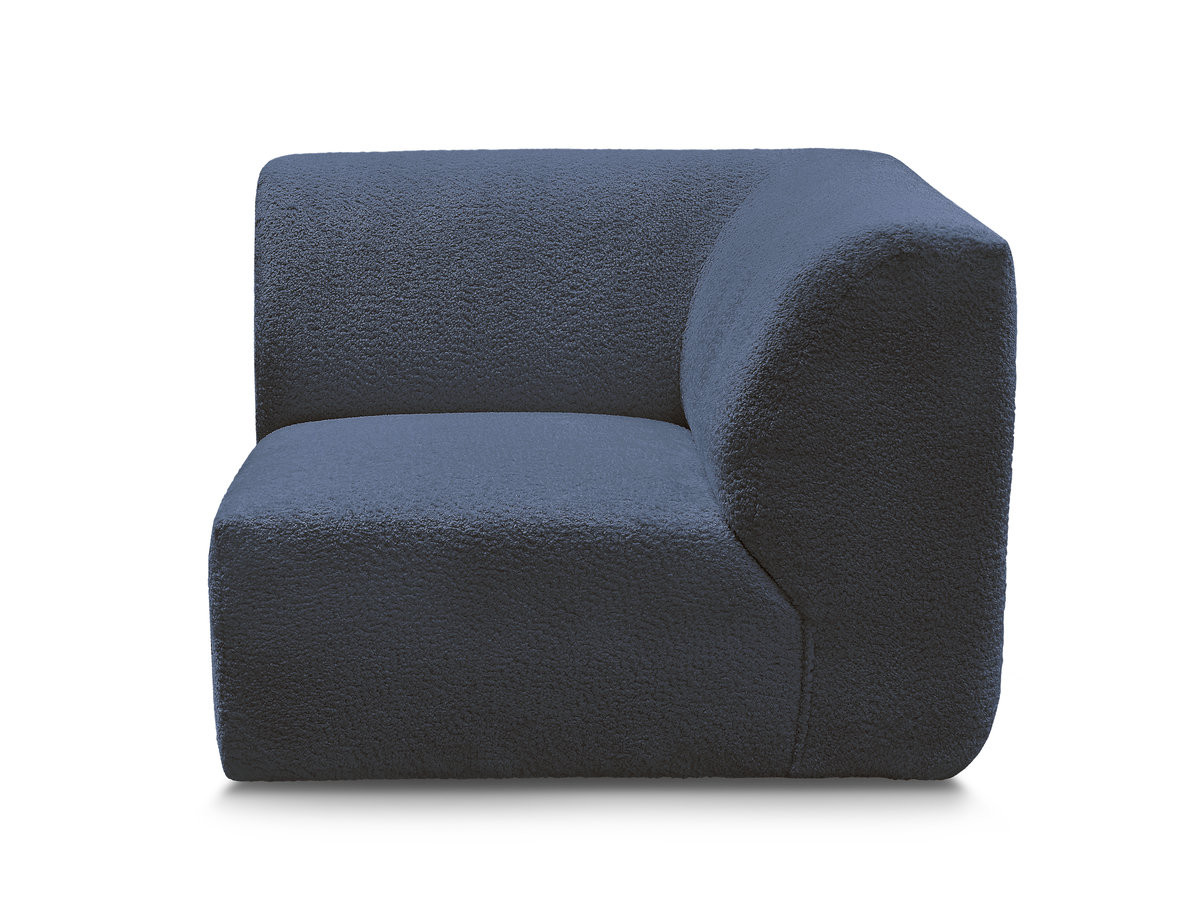 Bobochic Anda Sofa 1-Sitzer Chenille Dunkelblau