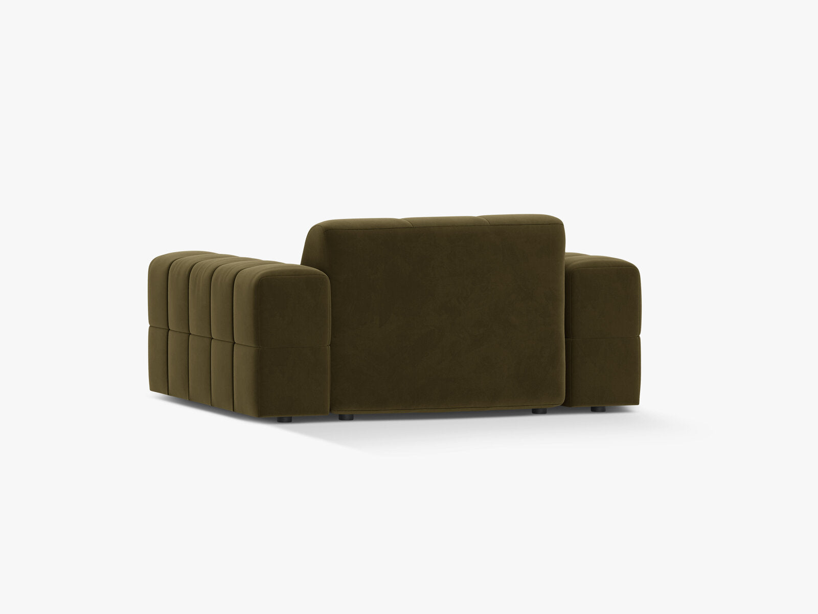 Micadoni Sessel Jennifer 1-Sitzer Samt Bluvel Grün