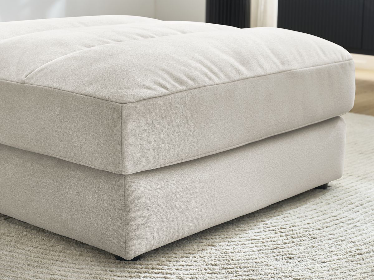 Bobochic Sierra Pouf Samt Beige