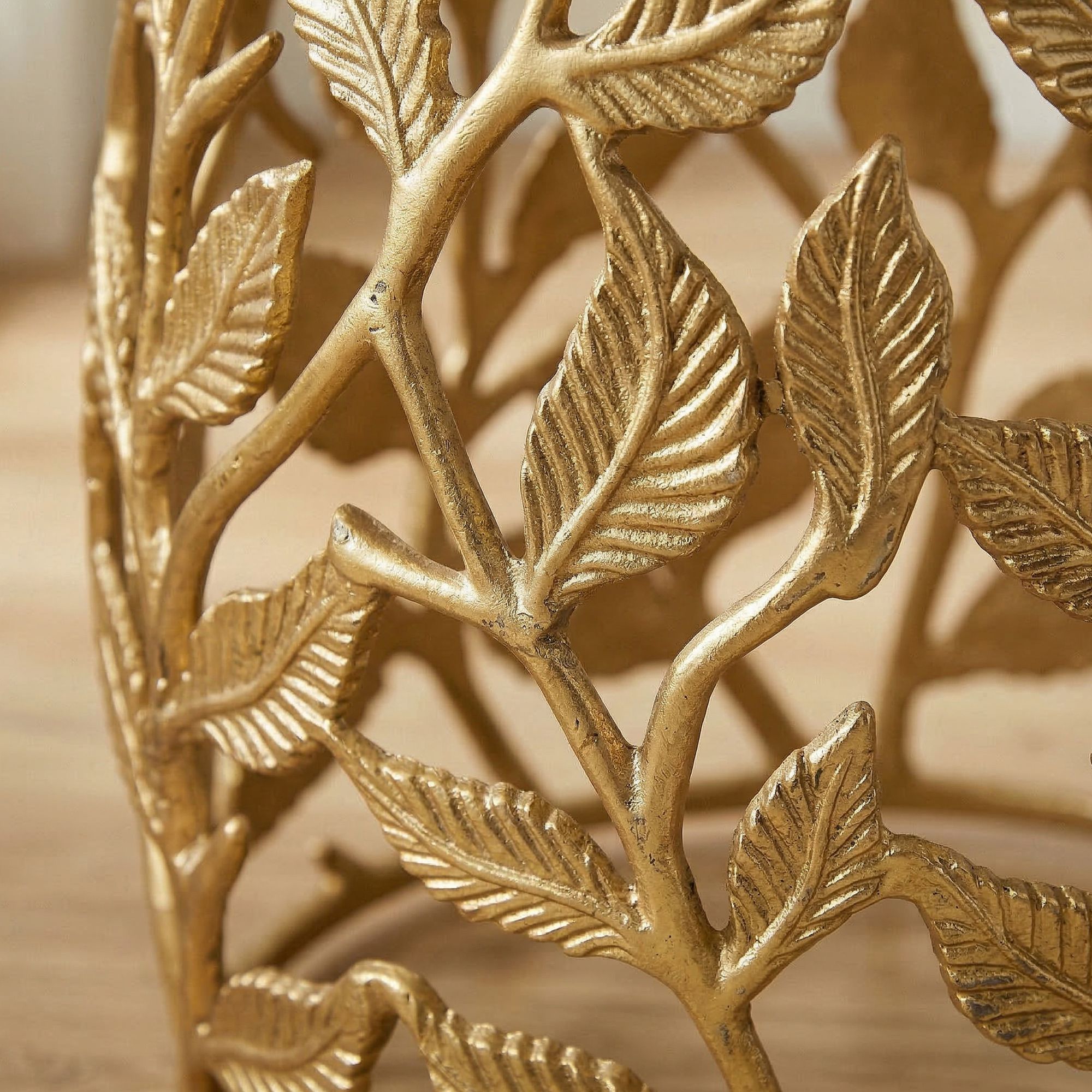 Beistelltisch Sortland Marmor Gold Ø 40 × H 46 cm