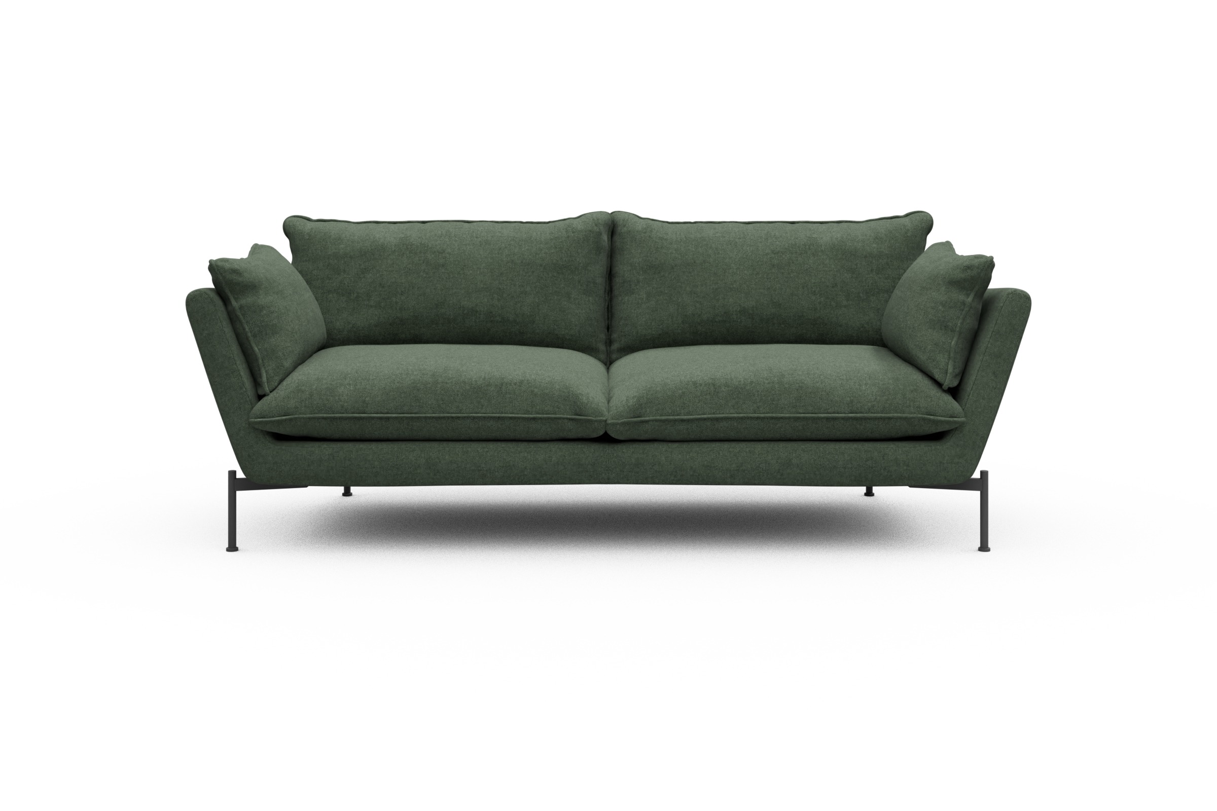Skandi Home Sofa Anton PREMIUM 3-Sitzer Casone-Forest-Green moebelfaktor