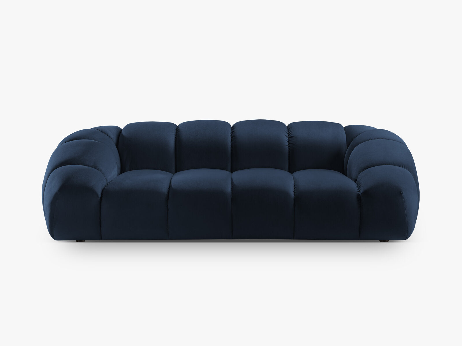 Micadoni Sofa Diana 3-Sitzer XL Samt Königsblau