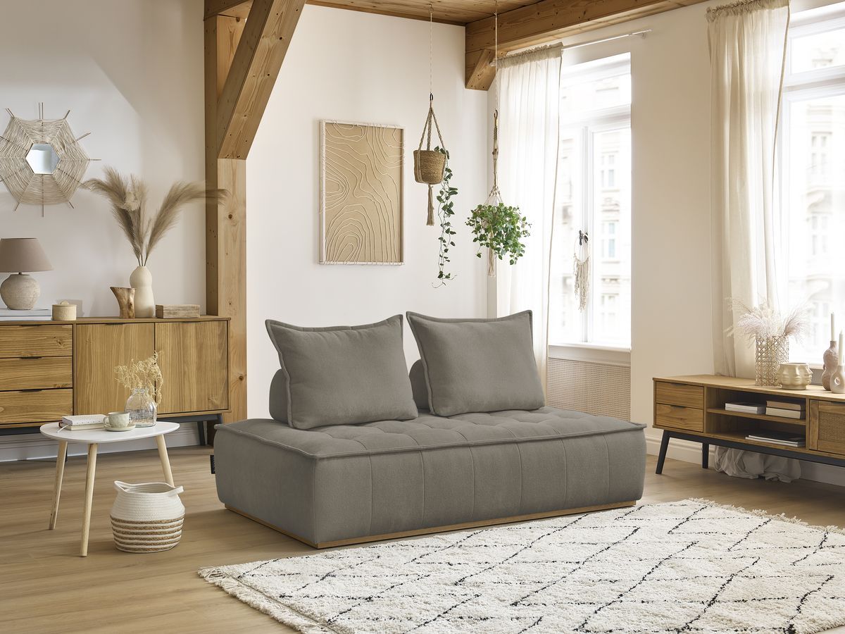 Bobochic Elisa Sofamodul 2-Sitzer Strukturstoff Taupe