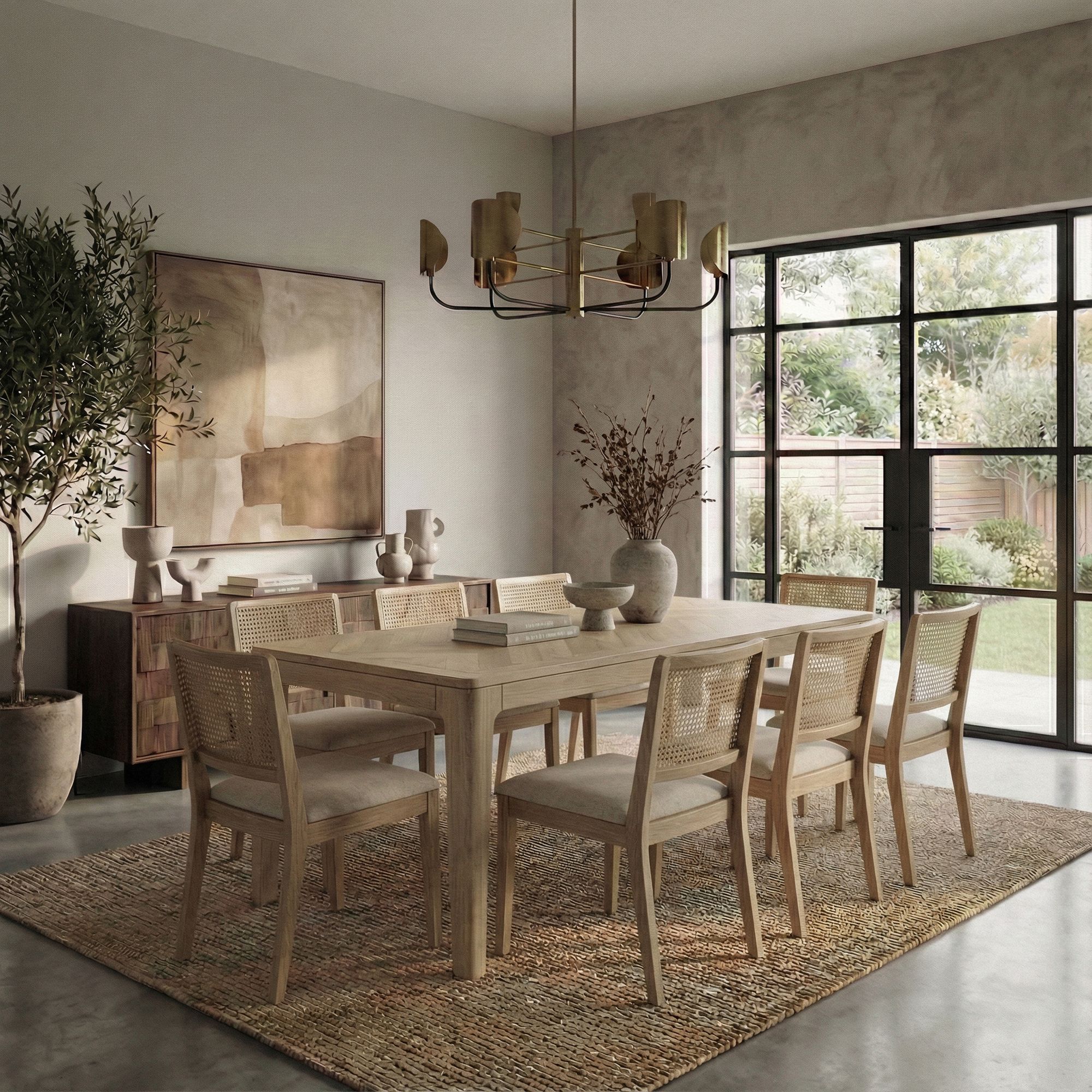 Esstisch Nesttun Mango Massivholz Weiß 120 × 60 × 76 cm