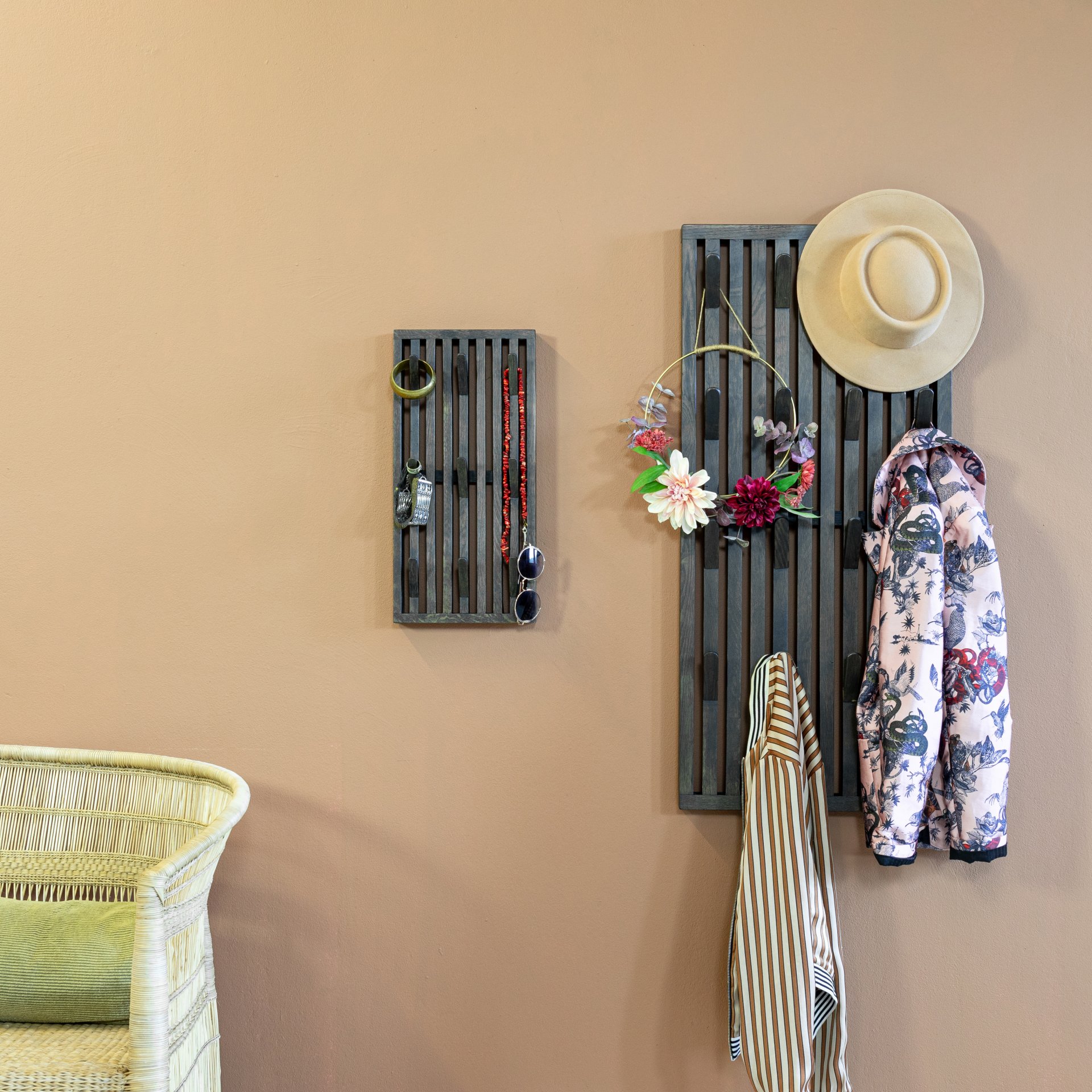 Spinder Design Wandgarderobe Parco Large Walnut