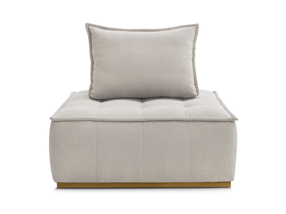 Bobochic Elisa Sofamodul 1-Sitzer Strukturstoff Beige