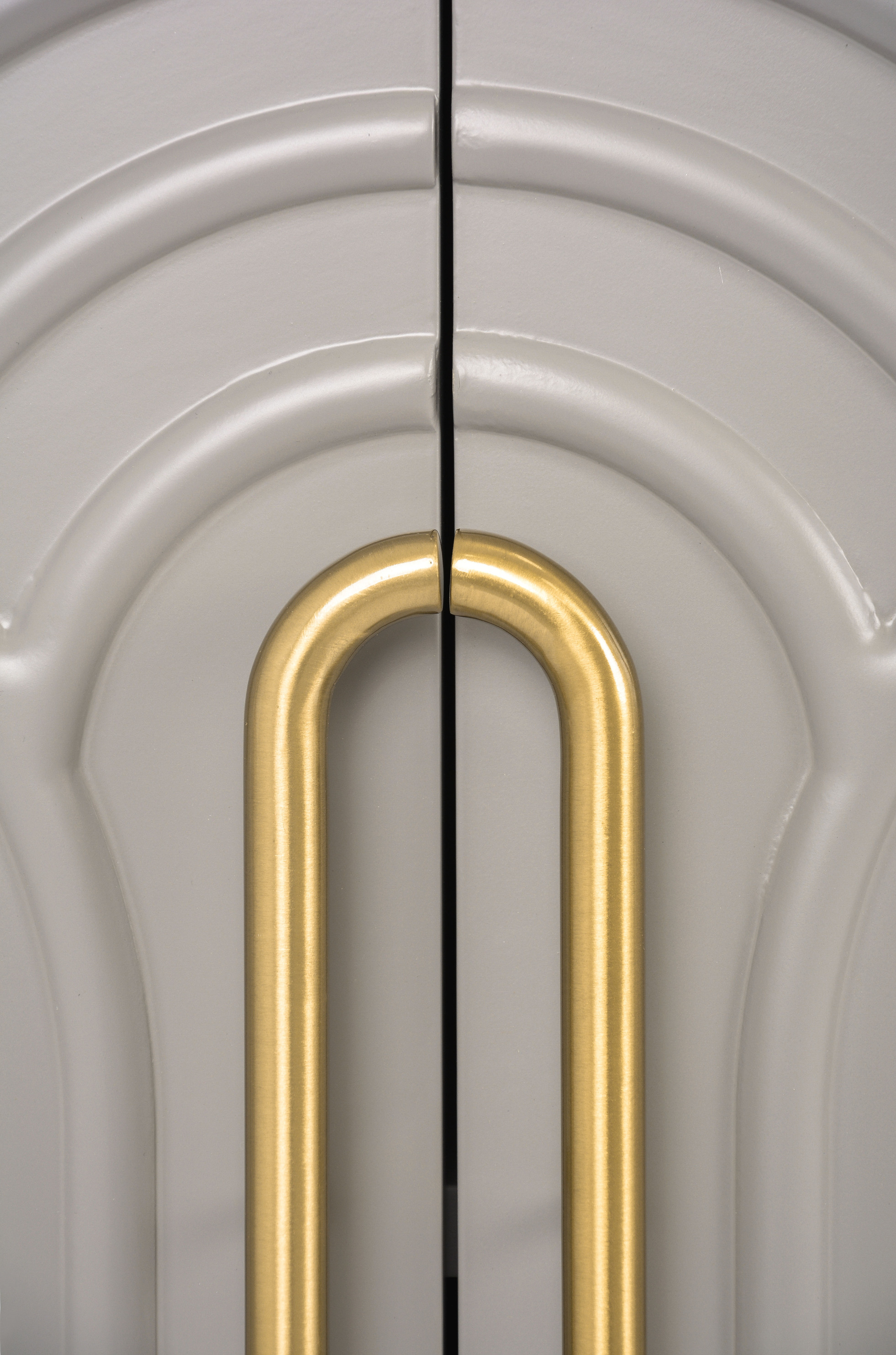 Livin Hill Sideboard Stilig, Beine Hellgrau/Goldfarben