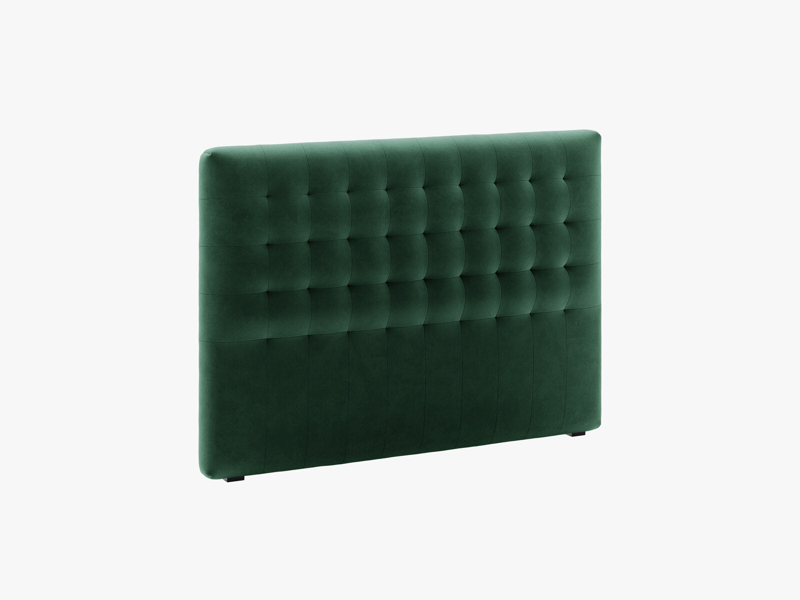 Micadoni Nova Samtiger Kopfteil 120 cm (H 95 cm) Samt Paris Grün 140x95