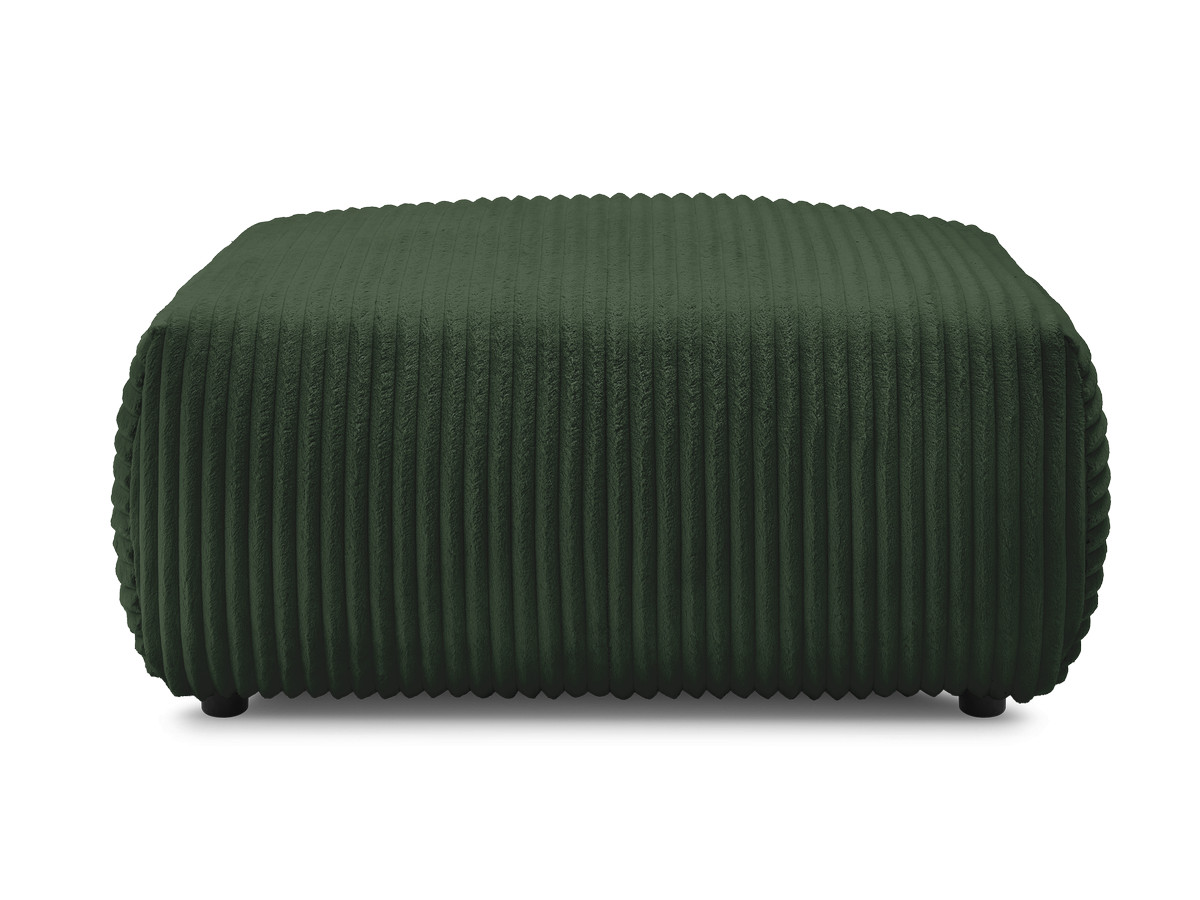 Bobochic Lucien Pouf Breitcord weich Grün