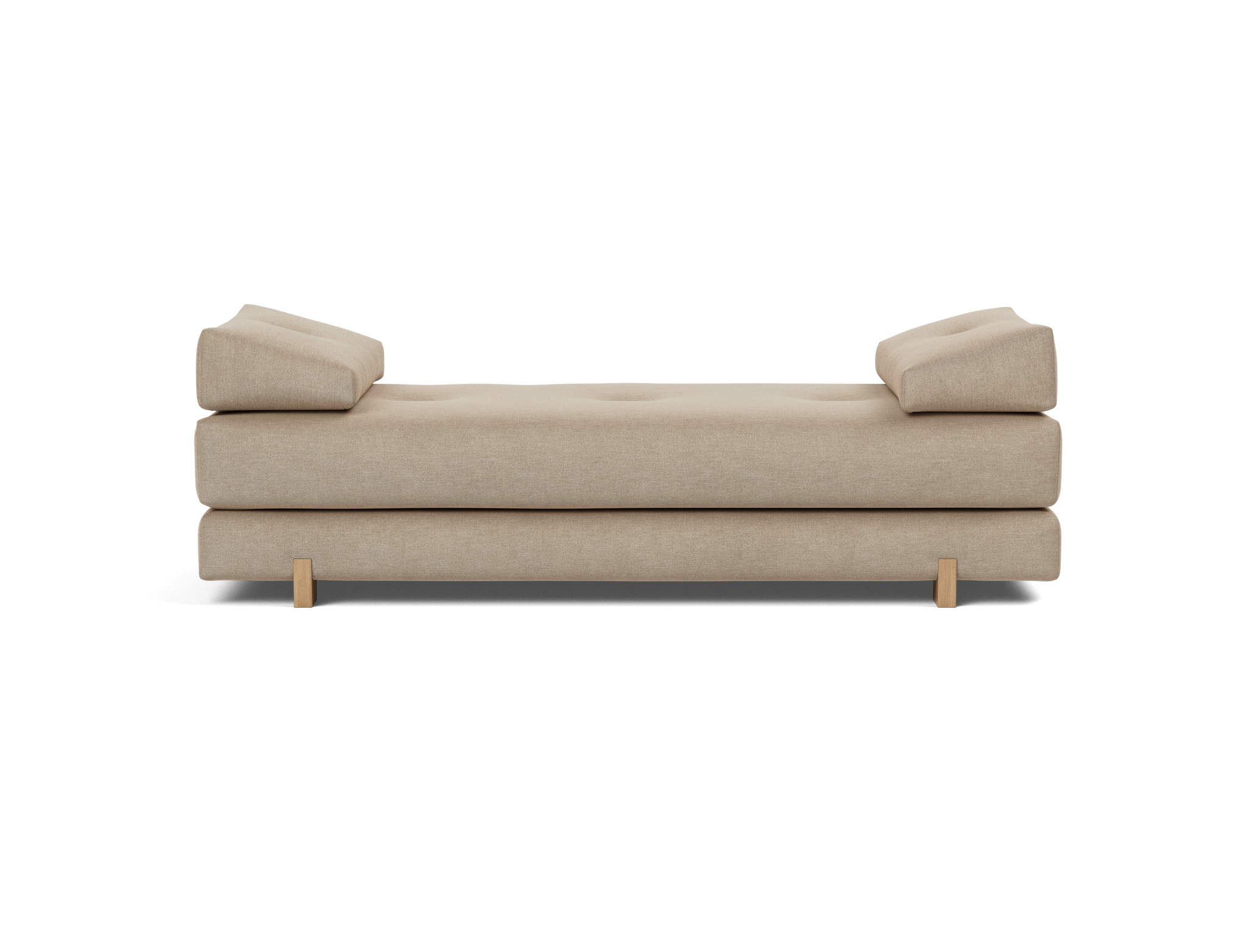 Tagesbett Sigmund Flachgewebe Phobos 587-Mocha Beine Drip Eiche