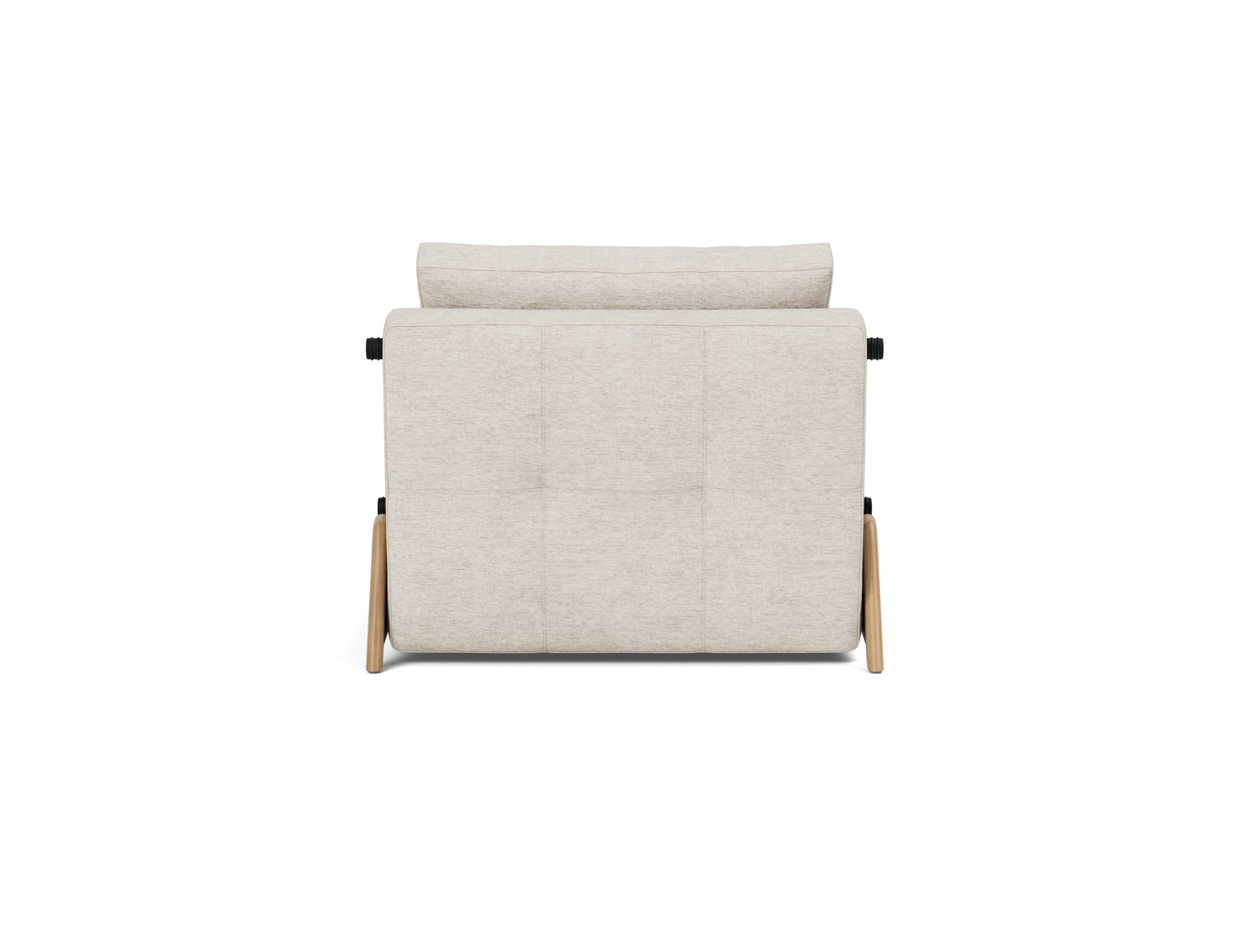 Schlafsessel Cubed 90 Chenille Yuveno 470-Natural Beine Eiche