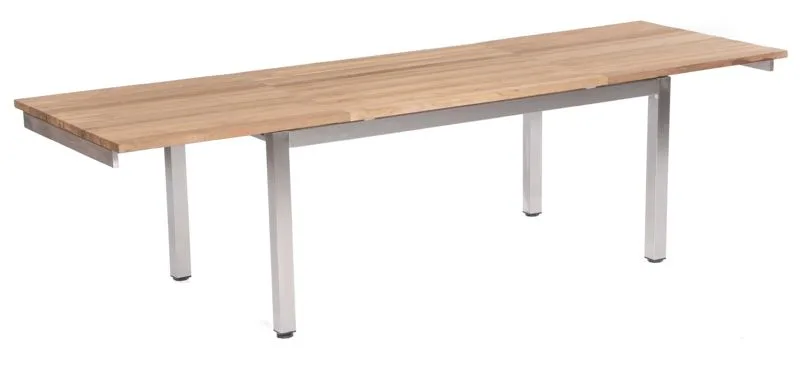 Ausziehtisch Magister Old Teak Edelstahl 170/280x90 cm moebelfaktor
