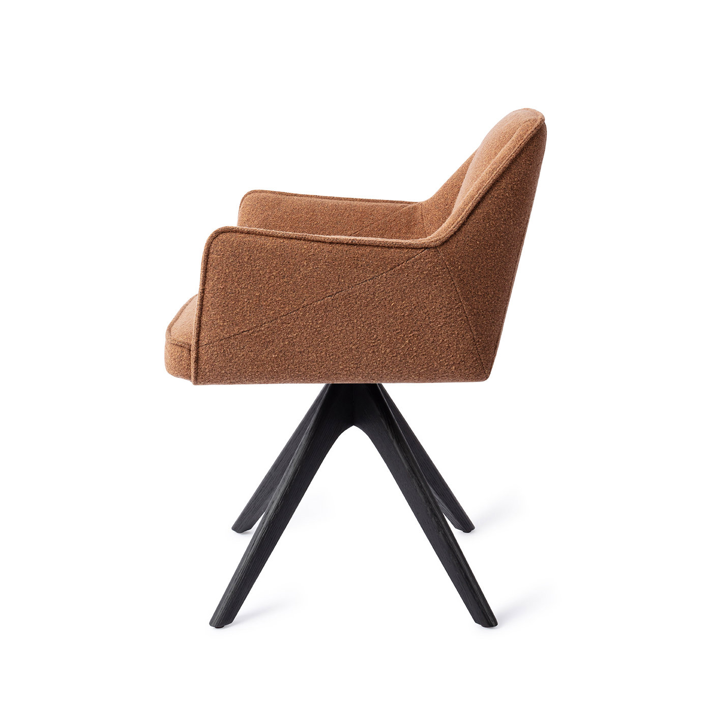 Jesper Home Esszimmerstuhl Tome Cinnamon Bun Revolve Eiche Schwarz