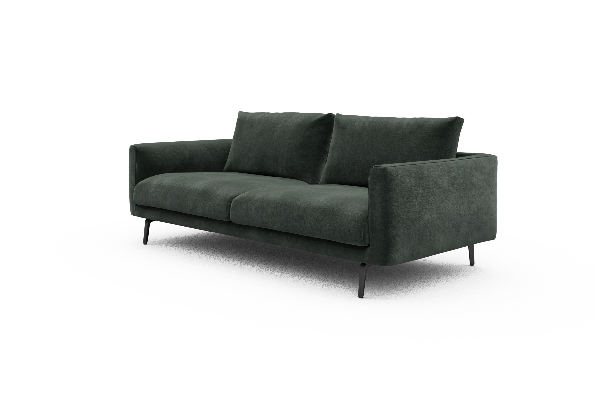 Sofa Karl 3-Sitzer Smooth-Laurel-Green
