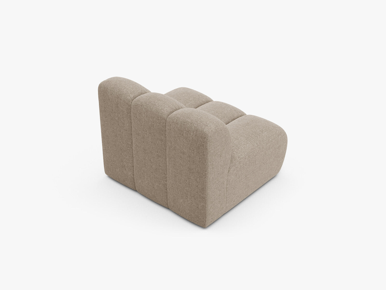 Micadoni Armloses Modul Lupine Chenille Eden Dunkelbeige