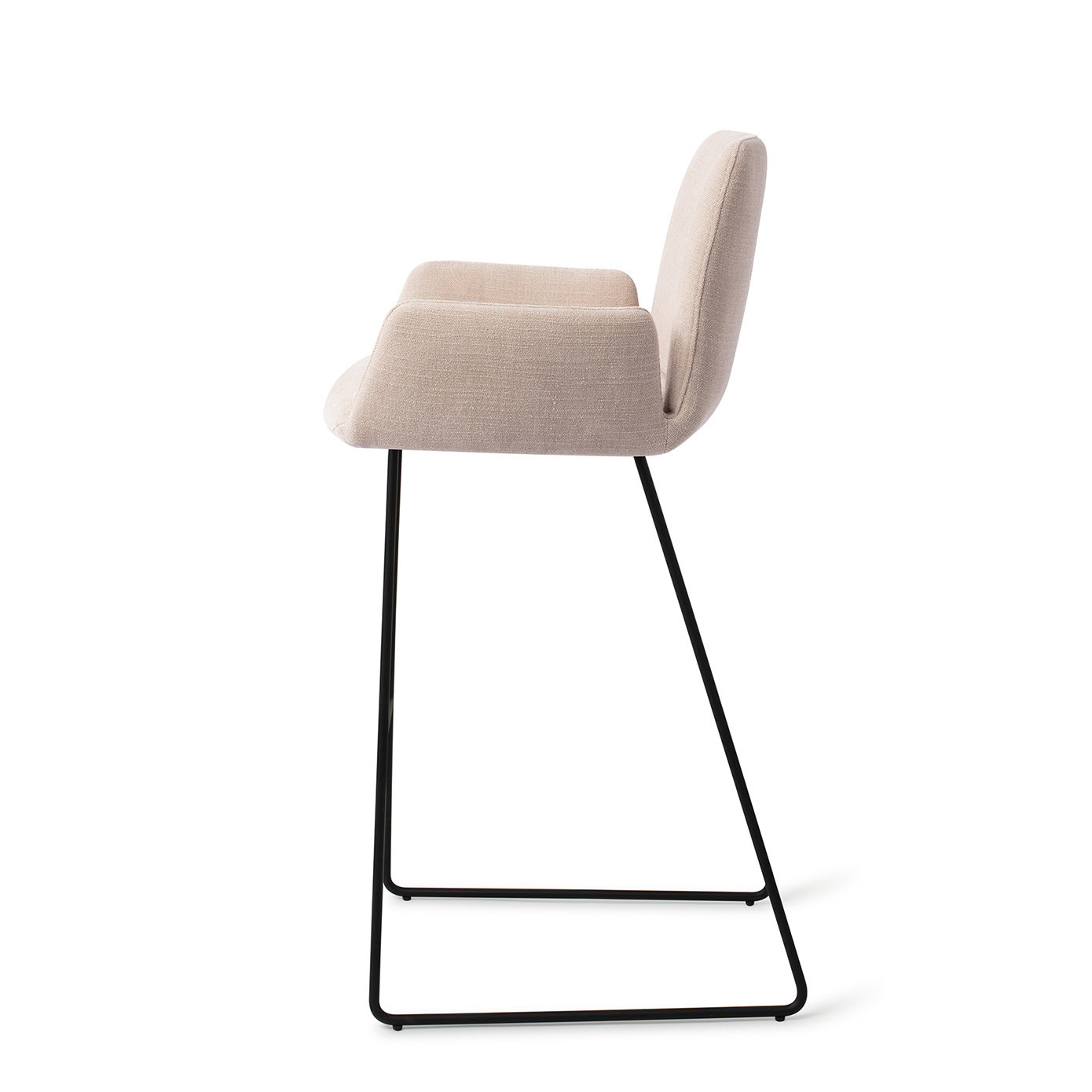 Jesper Home Barhocker Misaki Sand Strand Slide Schwarz Barhöhe 75 cm