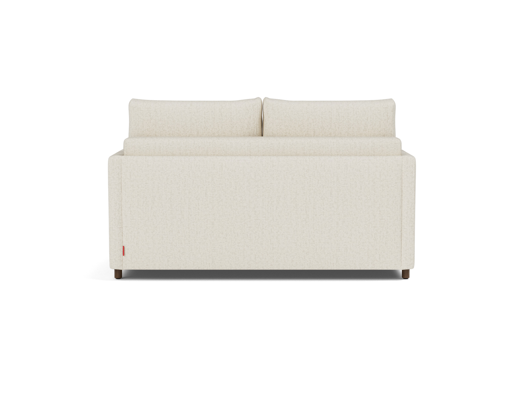 Schlafsofa Neah mit Slim-Armlehnen 140 Boucle Skandi 531-Off-White