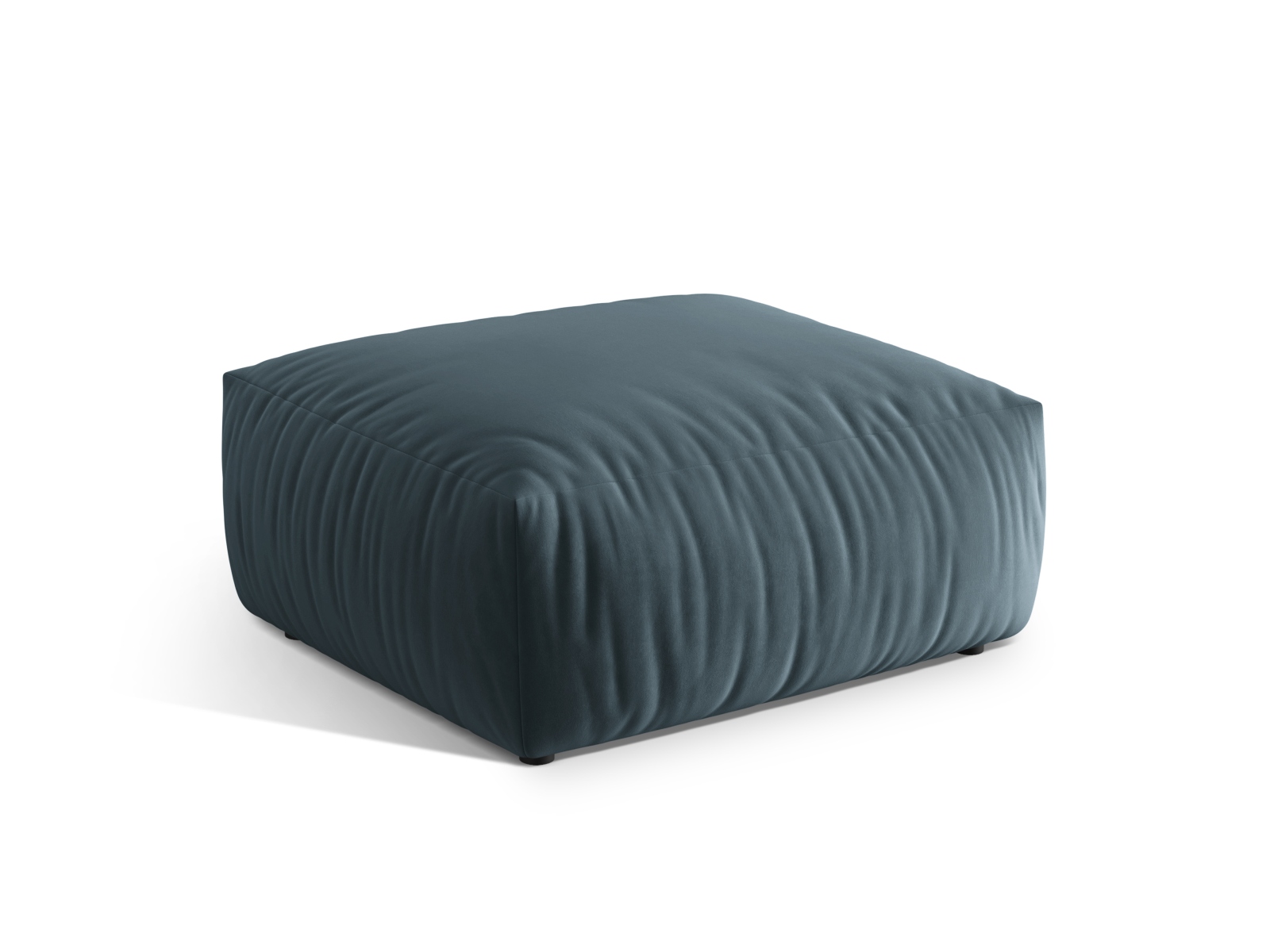 Micadoni Hocker Chris Groß 1-Sitzer Samt Pastellblau