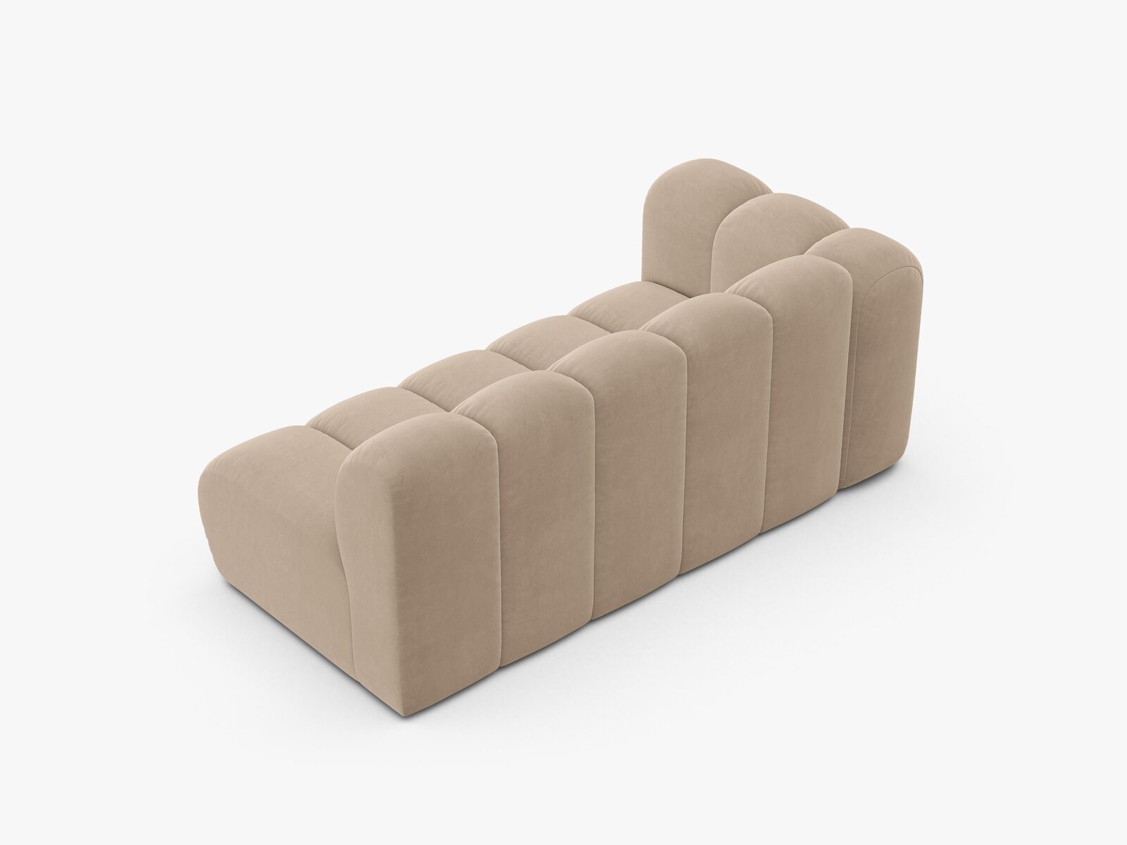 Micadoni Modul Lupine 3-Sitzer Samt Venus Beige Links