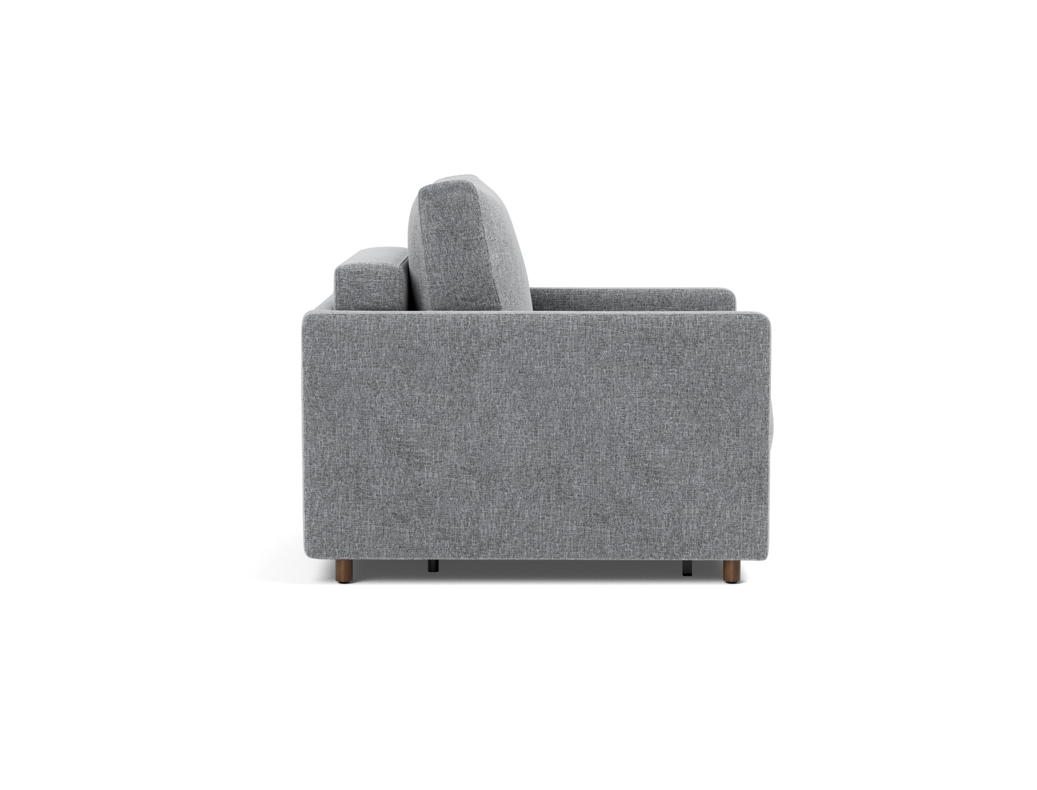 Schlafsessel Neah mit Slim-Armlehnen Strukturierter Stoff Twist 565-Granite