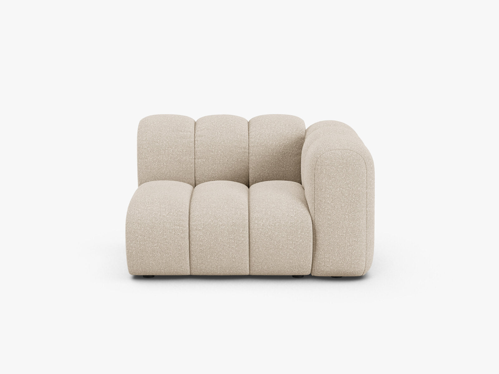 Micadoni Modul Lupine 1-Sitzer Rechts Boucle Baloo Beige