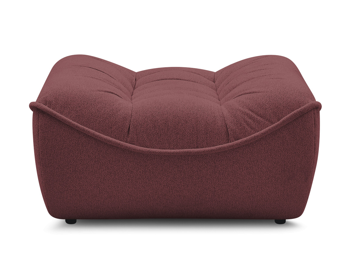 Bobochic Serena Pouf Melange-Stoff Rot