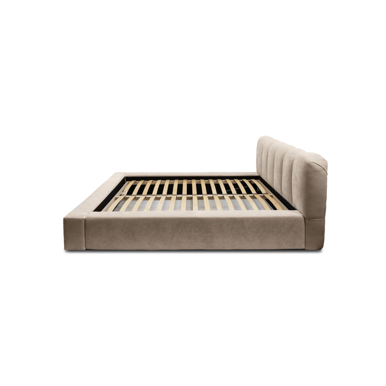Polsterbett Tavio-New Chenille 140x200 mit Metallrahmen Ditra-New 20