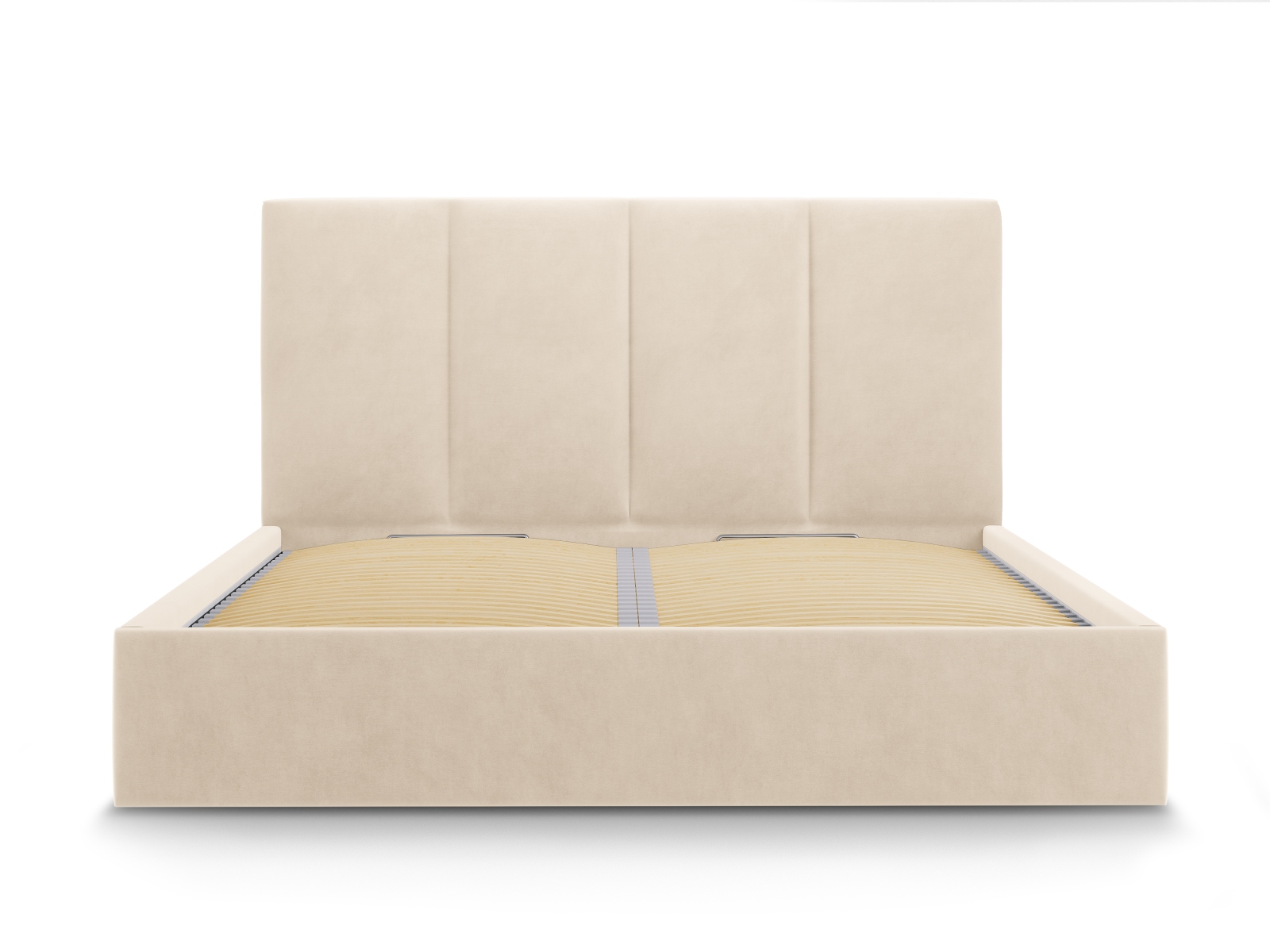 Micadoni Bett Pyla Samt Beige 160x200