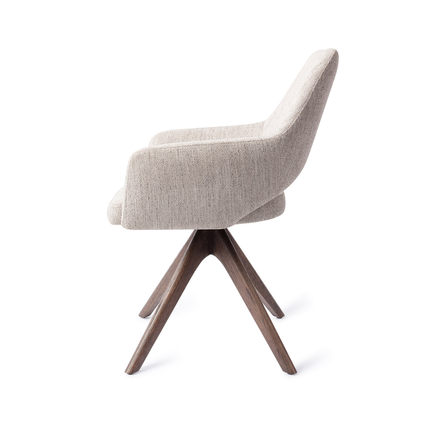 Jesper Home Esszimmerstuhl Yanai Pigeon Revolve Eiche Walnuss