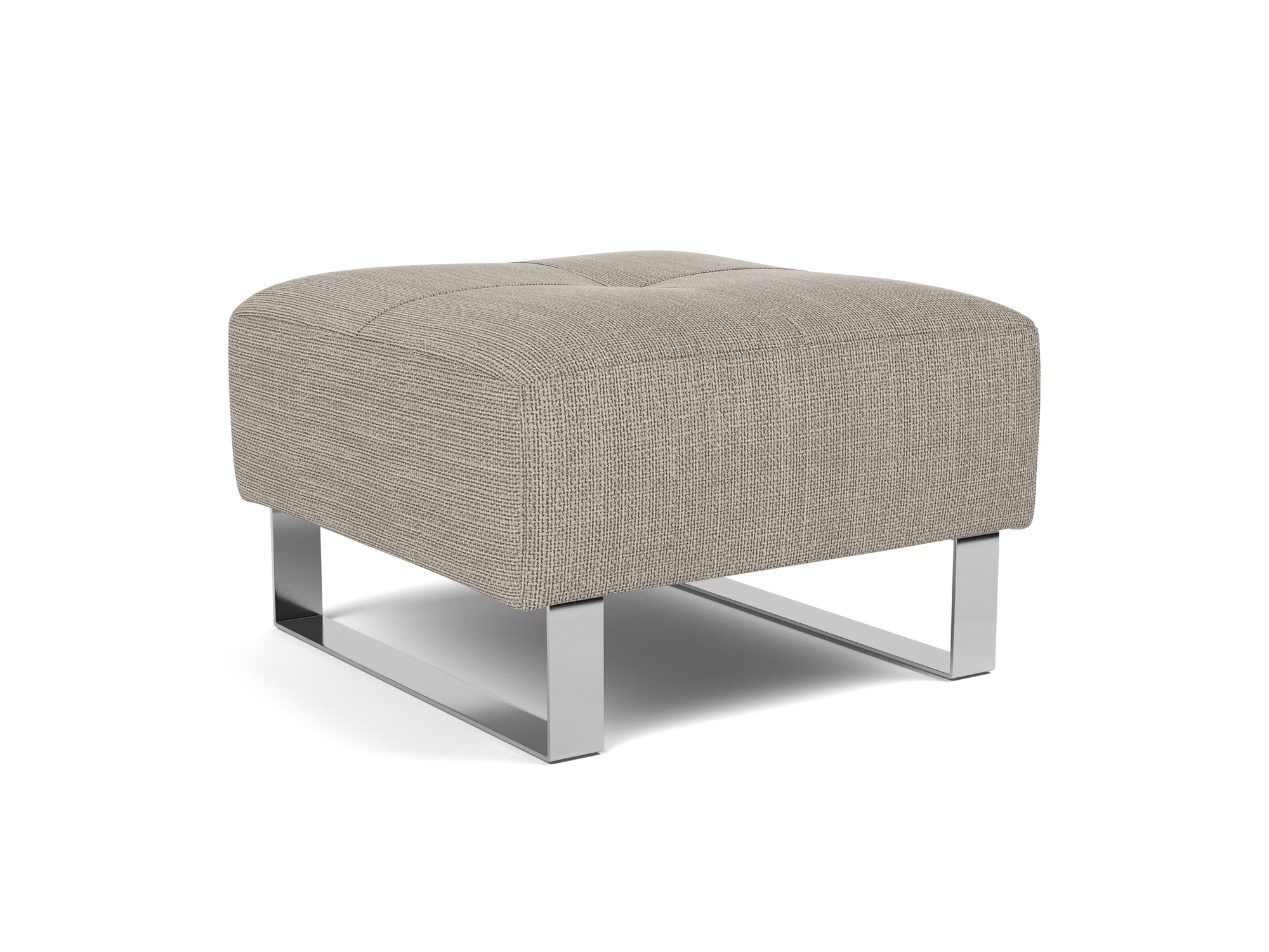 Hocker Supremax D.E.L. Strukturierter Stoff Kenya 579-Gravel