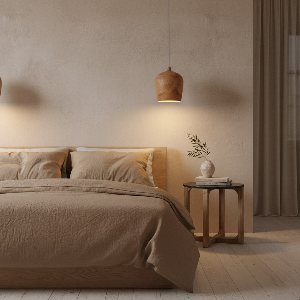 Raw Materials Pendelleuchte Dome/Bottle Teak