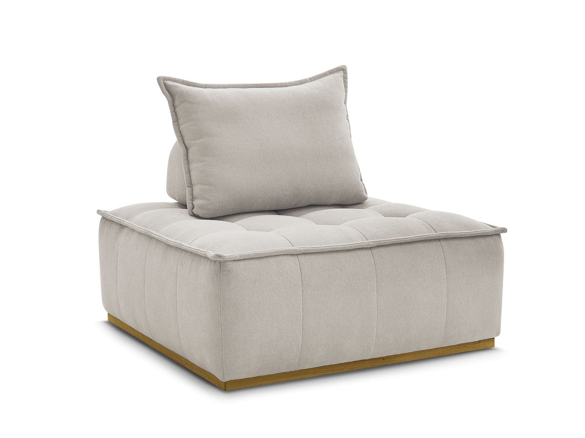 Bobochic Elisa Sofamodul 1-Sitzer Strukturstoff Beige