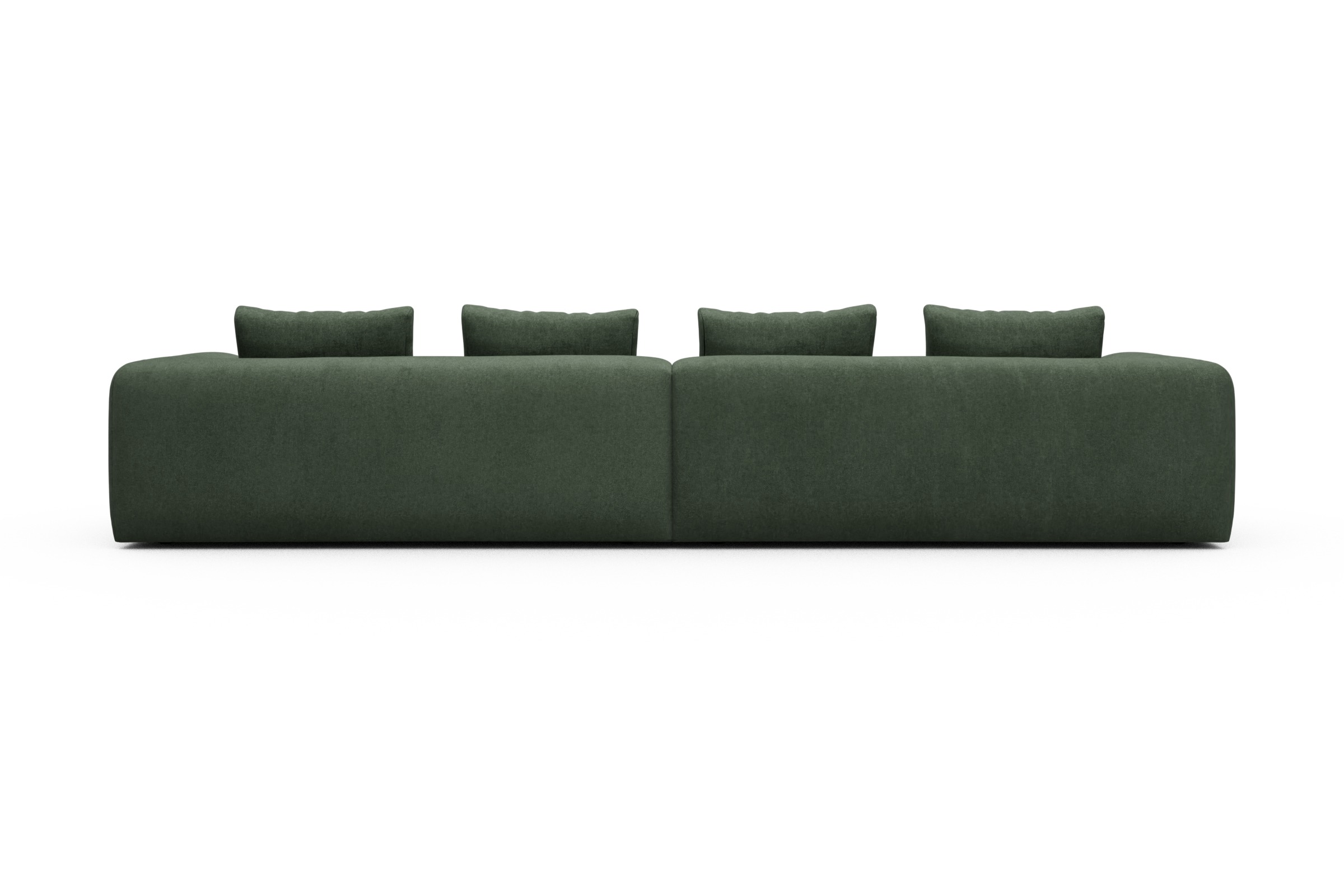 Sofa Modulares XXL Sofa Fred 5-Sitzer Casone-Forest-Green