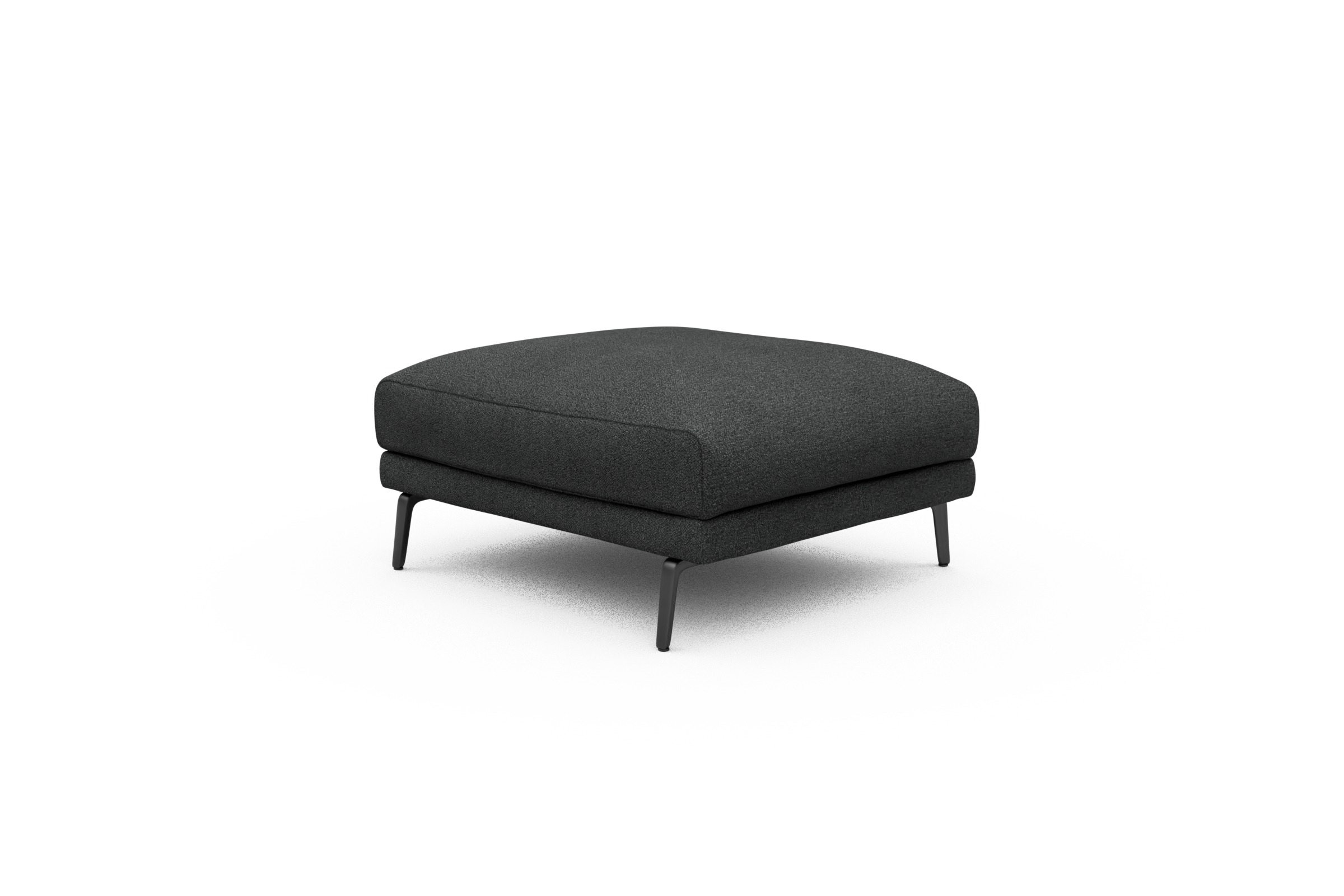 Sitzhocker Karl Boucle-Charcoal
