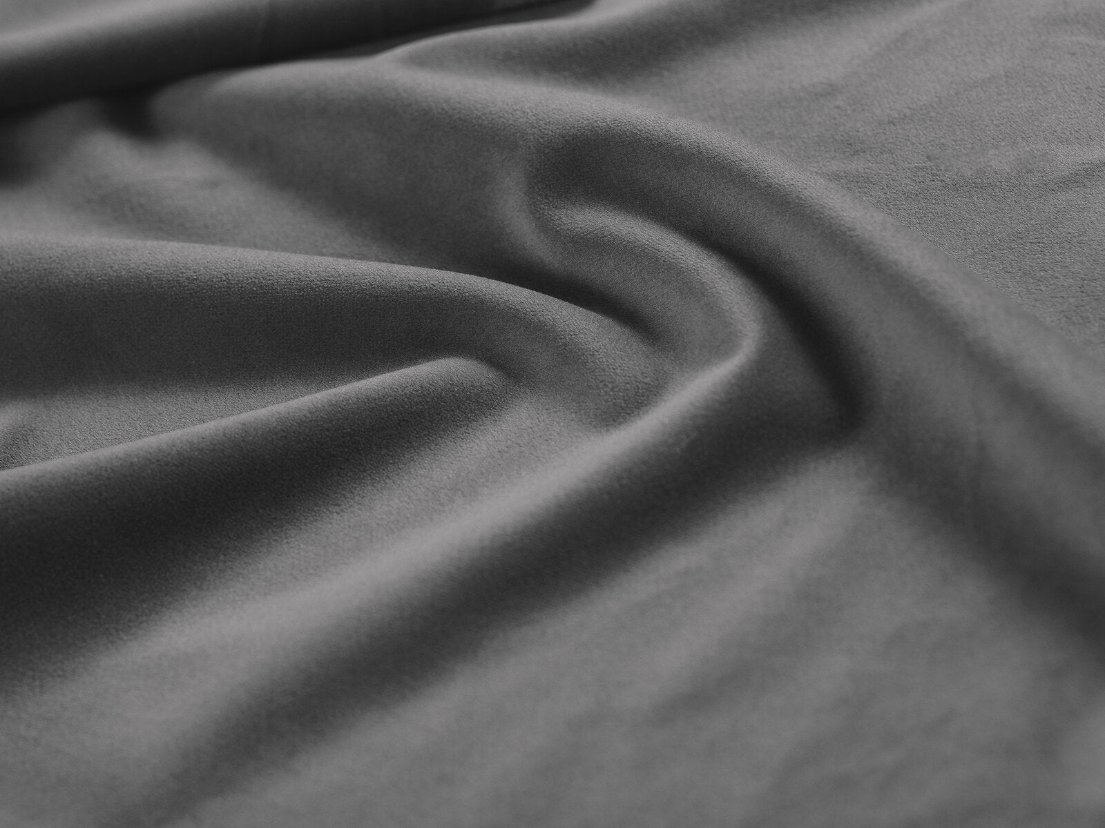 Micadoni Kaelle Schlafsofa 3-Sitzer mit Bettkasten Samt Bluvel Grau
