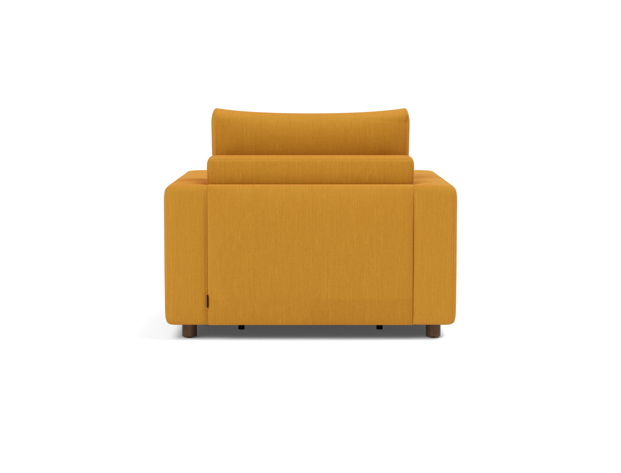 Schlafsessel Neah mit Standard-Armlehnen Flachgewebe Elegance 507-Burned-Curry