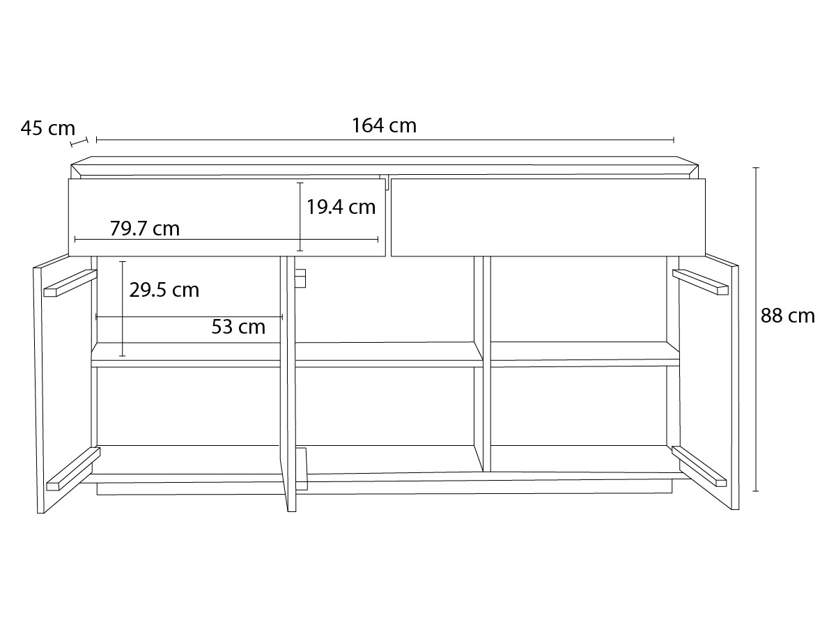 Bobochic Victoria Sideboard