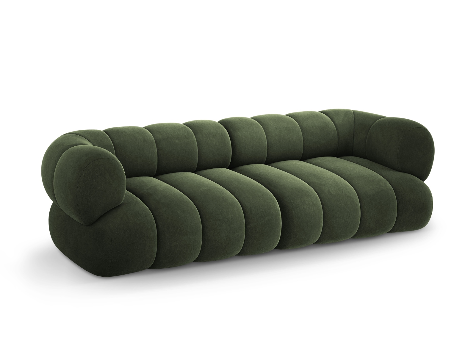 Cosmopolitan Design Sofa Koge 4-Sitzer Samt Vogue Grün