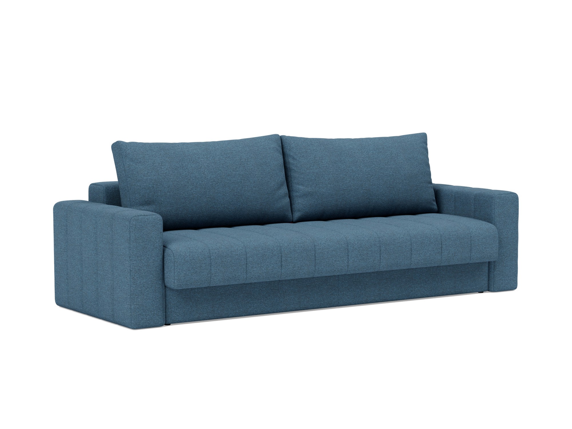Schlafsofa Akello mit Armlehnen Strukturierter Stoff Weda 302-Weda-Blue