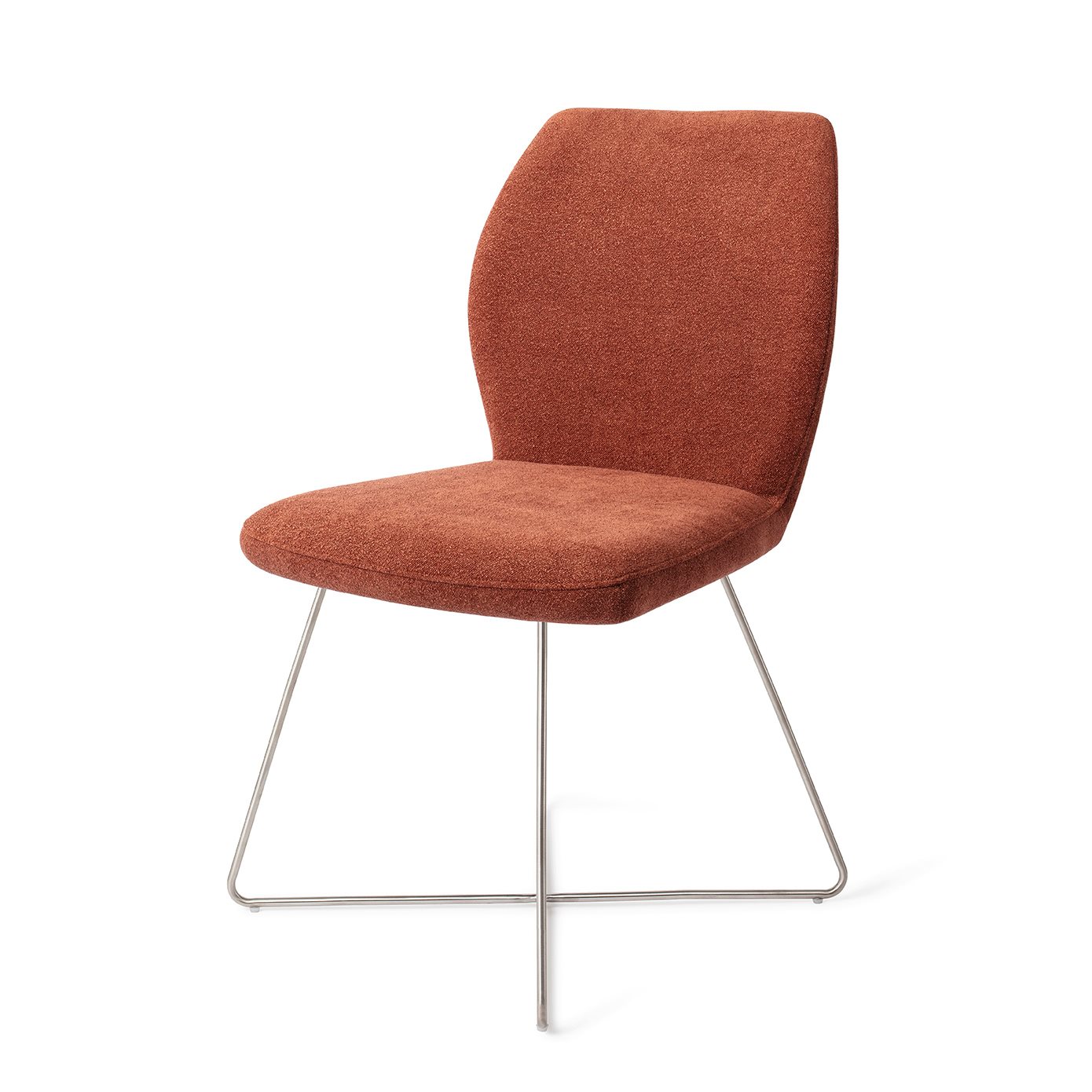 Jesper Home Esszimmerstuhl Ikata Cosy-Copper Cross Stahl
