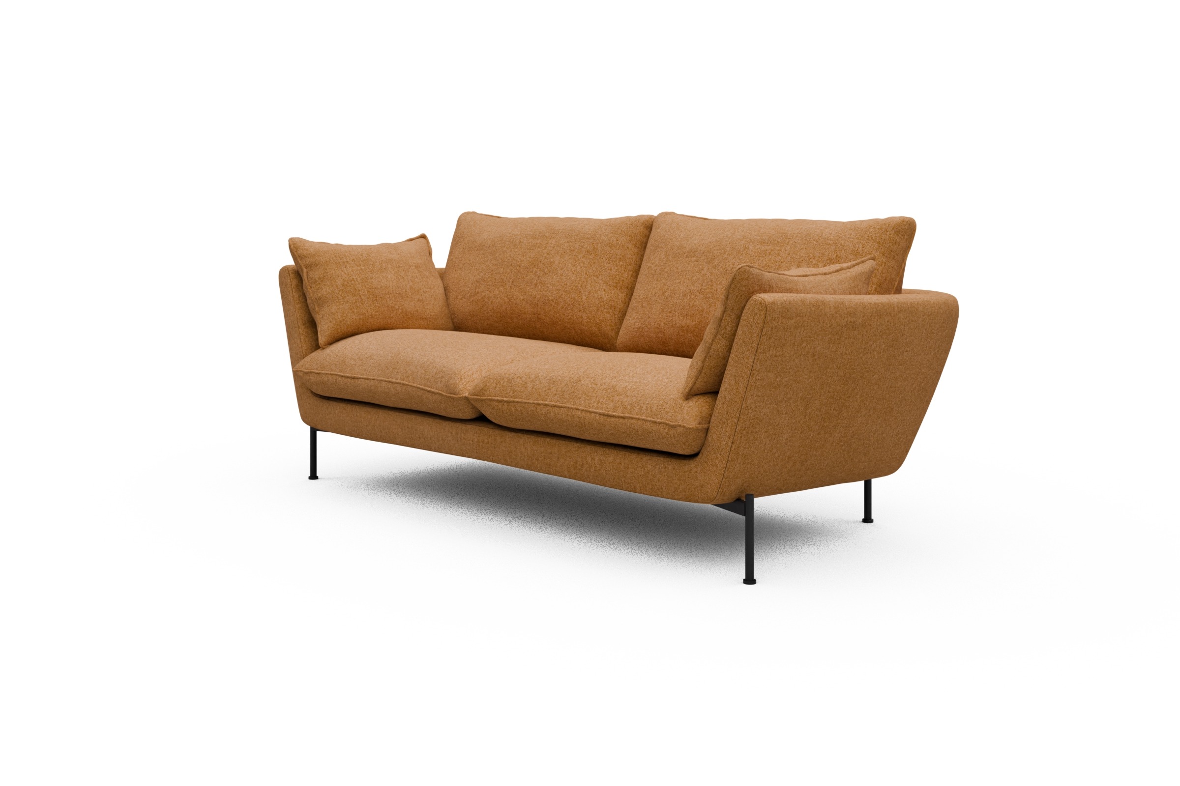Sofa Anton 2-Sitzer Casone-Warm-Yellow
